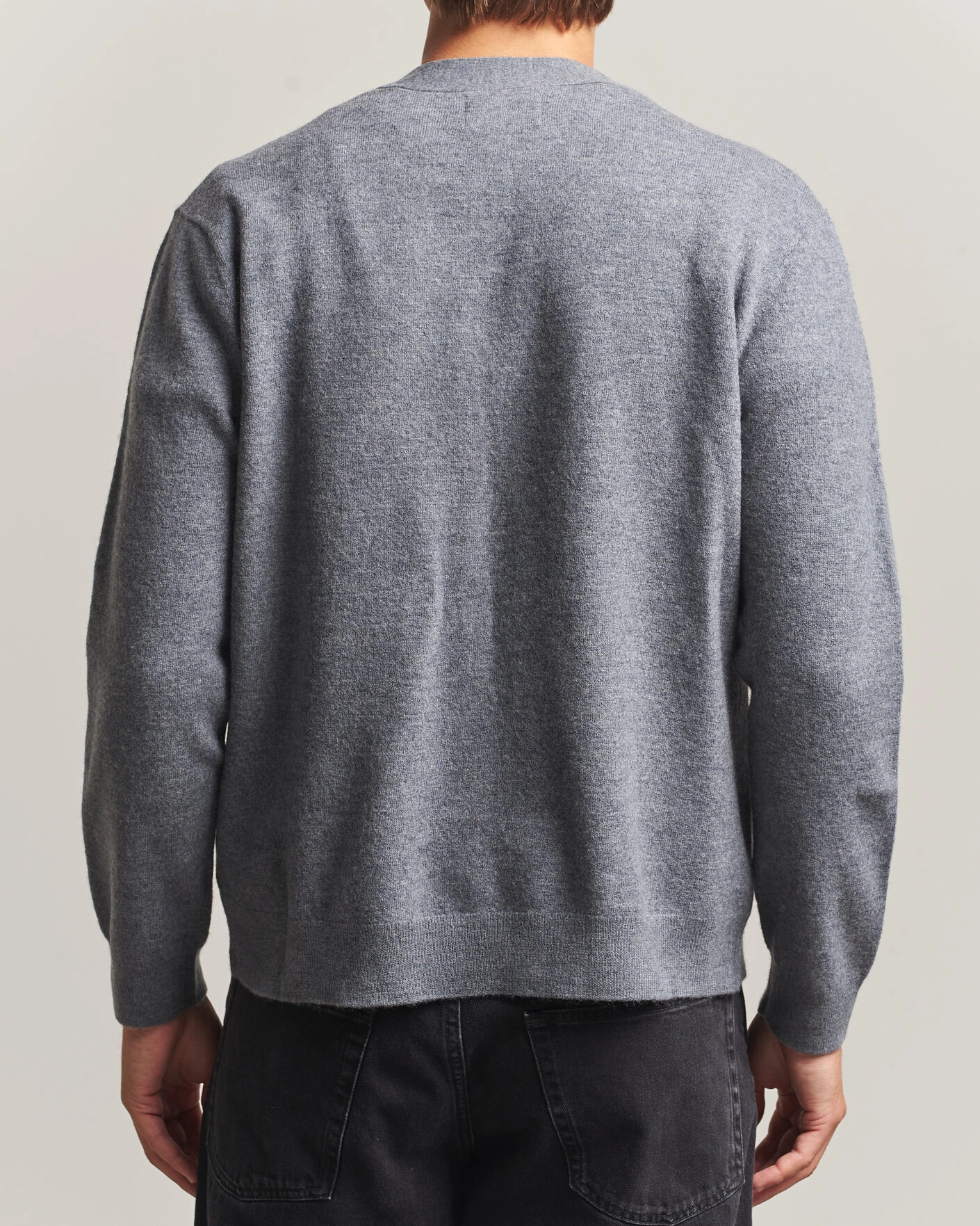 Herr | Tröjor | NN07 | Jasper Wool Knitted Cardigan Grey Melange