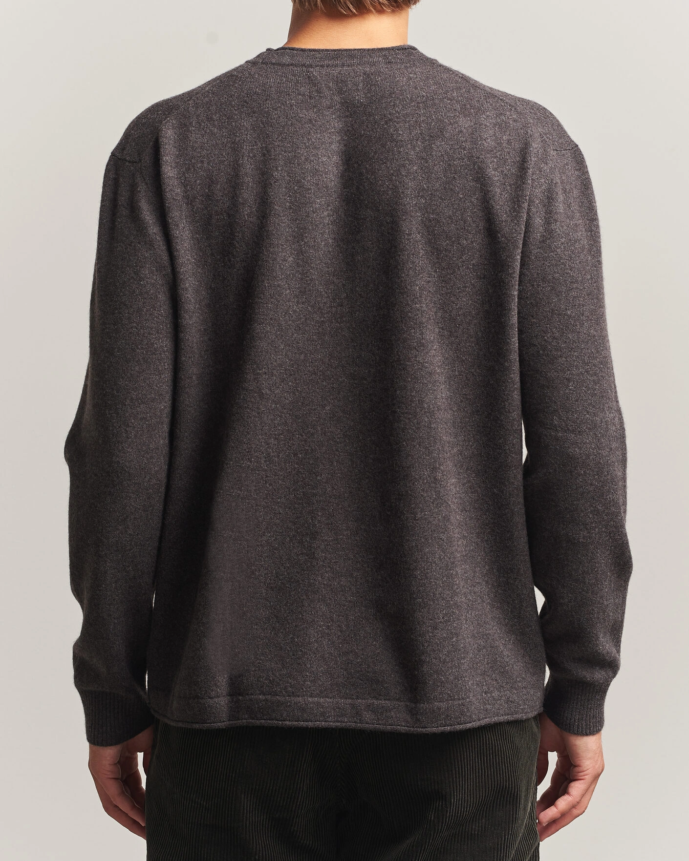 Herr | Tröjor | NN07 | Sammy Wool Knitted Sweater Earth Melange