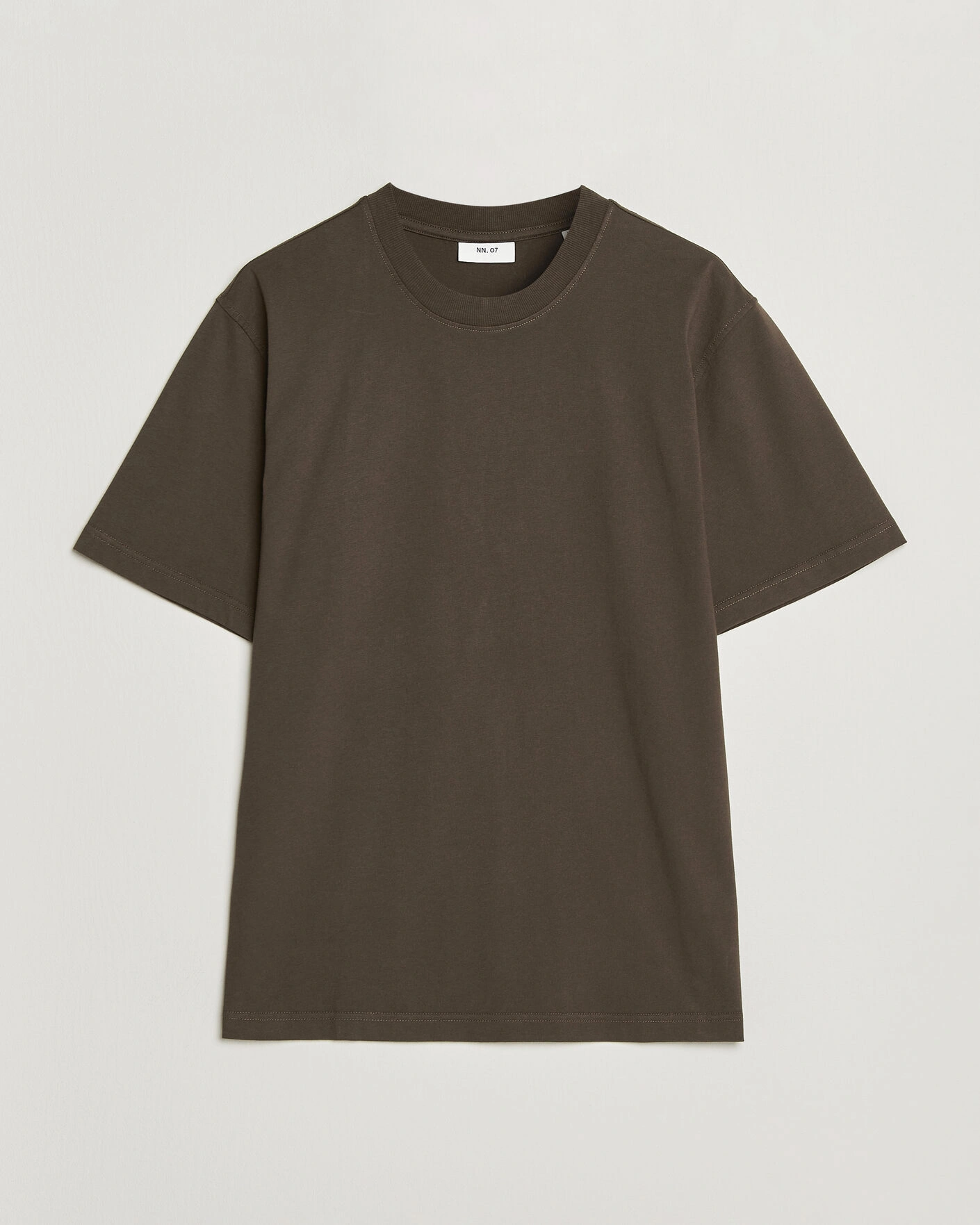 Herr | T-Shirts | NN07 | Adam Crew Neck T-Shirt Earthwood
