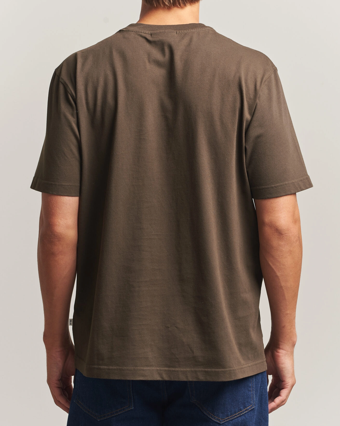 Herr | T-Shirts | NN07 | Adam Crew Neck T-Shirt Earthwood