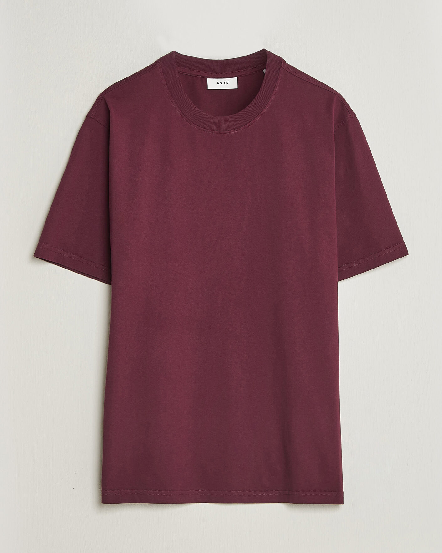 Herr | T-Shirts | NN07 | Adam Crew Neck T-Shirt Winetasting
