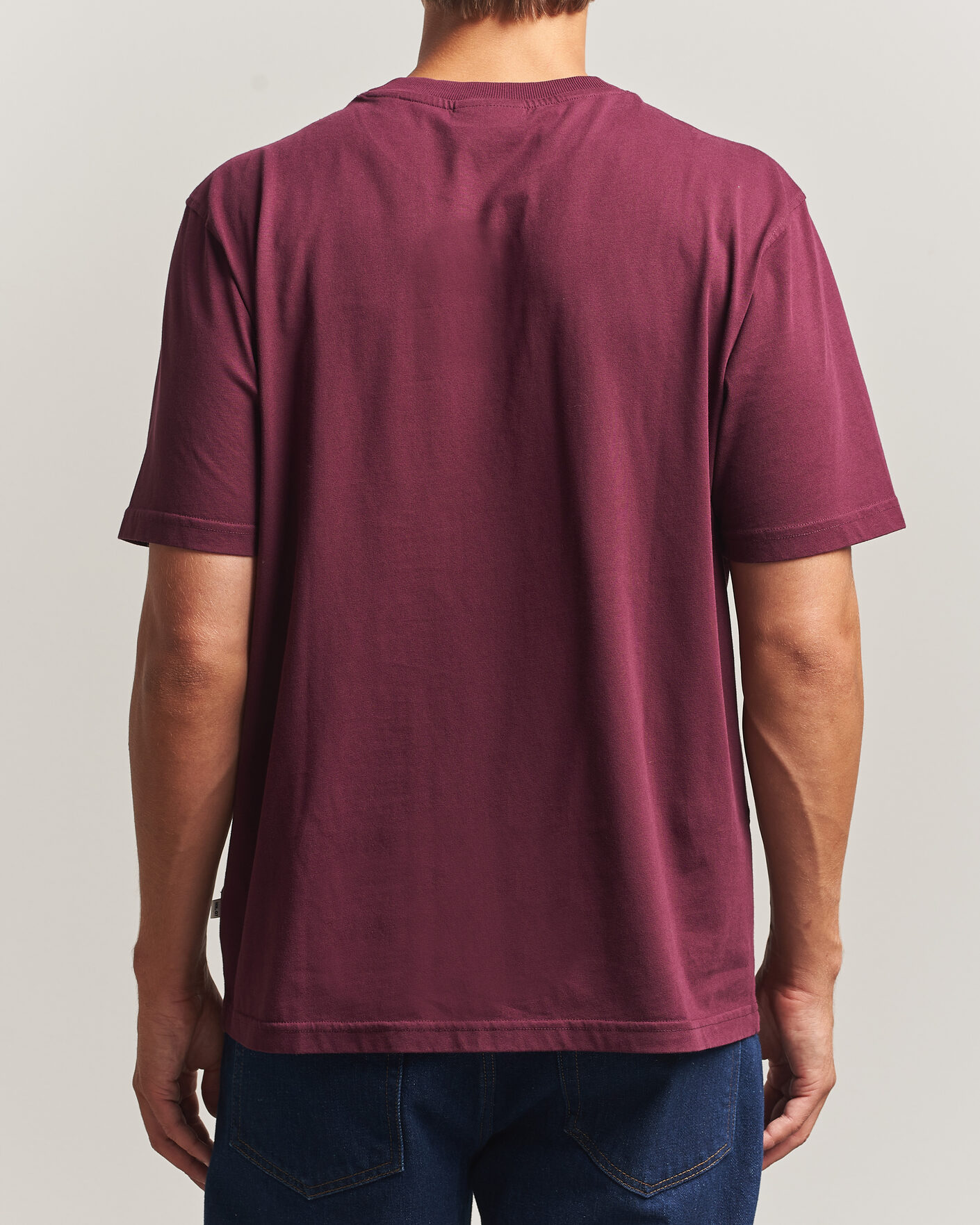 Herr | T-Shirts | NN07 | Adam Crew Neck T-Shirt Winetasting