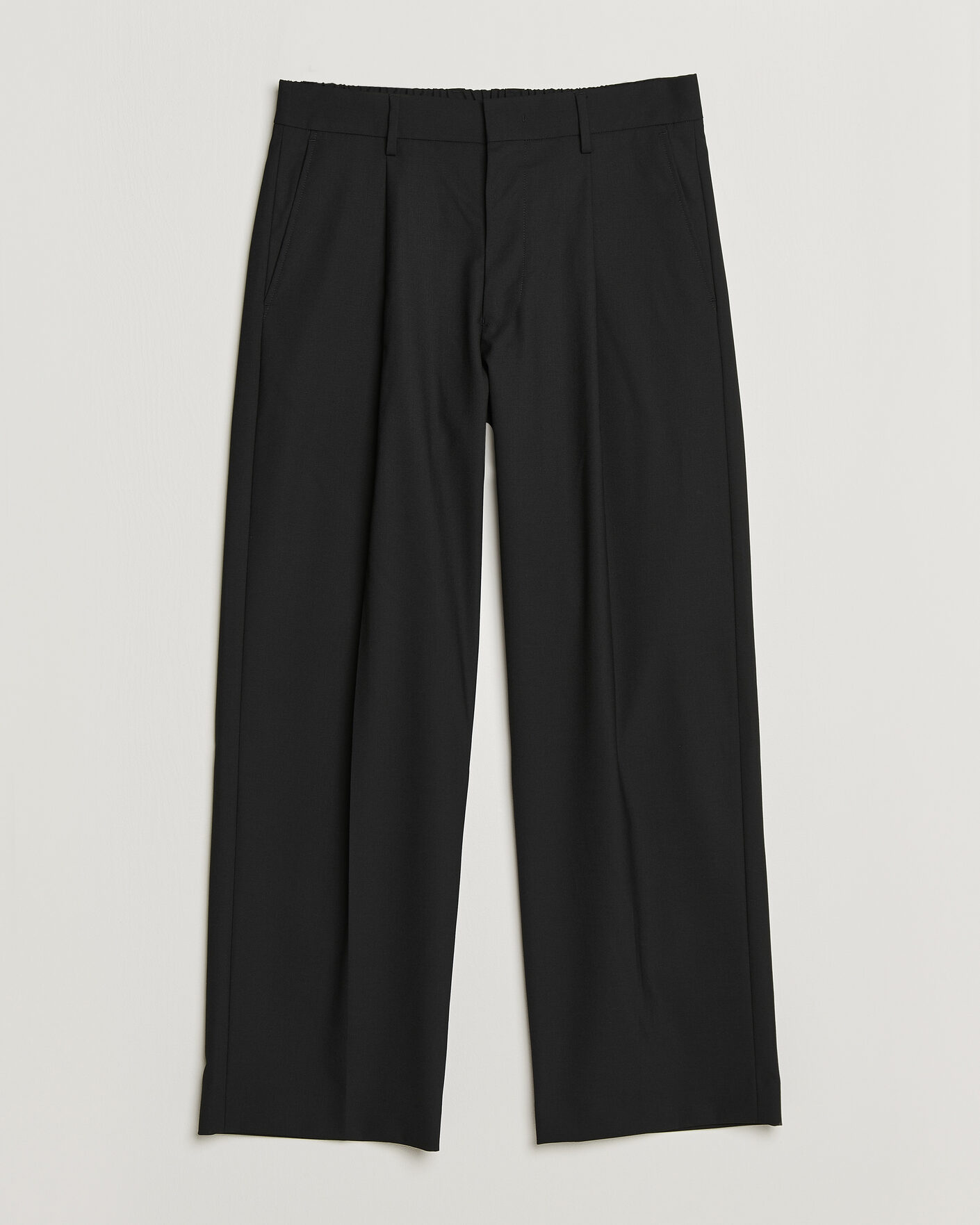 Herr | Byxor | NN07 | Kay Wool Trousers Black