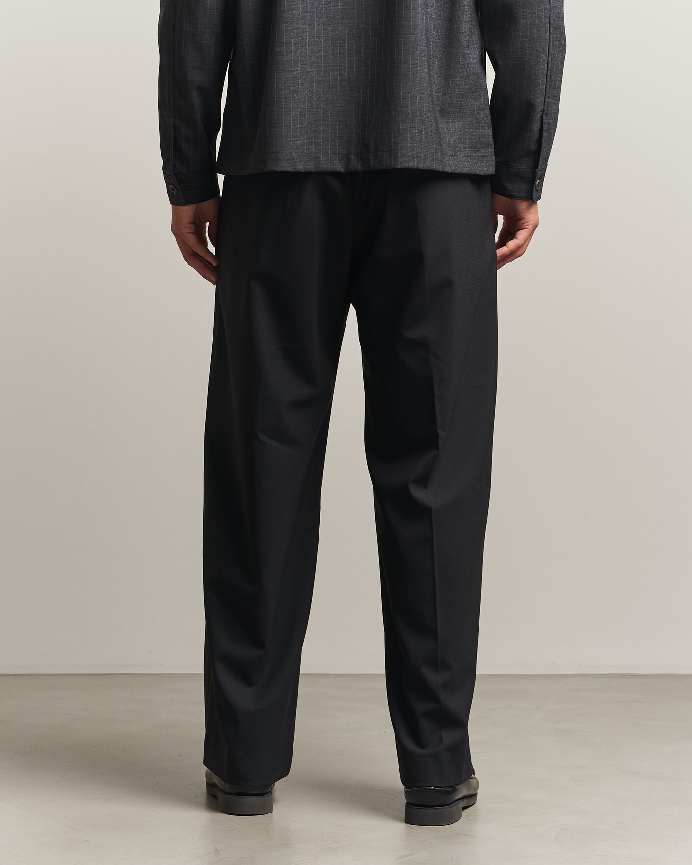Herr | Byxor | NN07 | Kay Wool Trousers Black