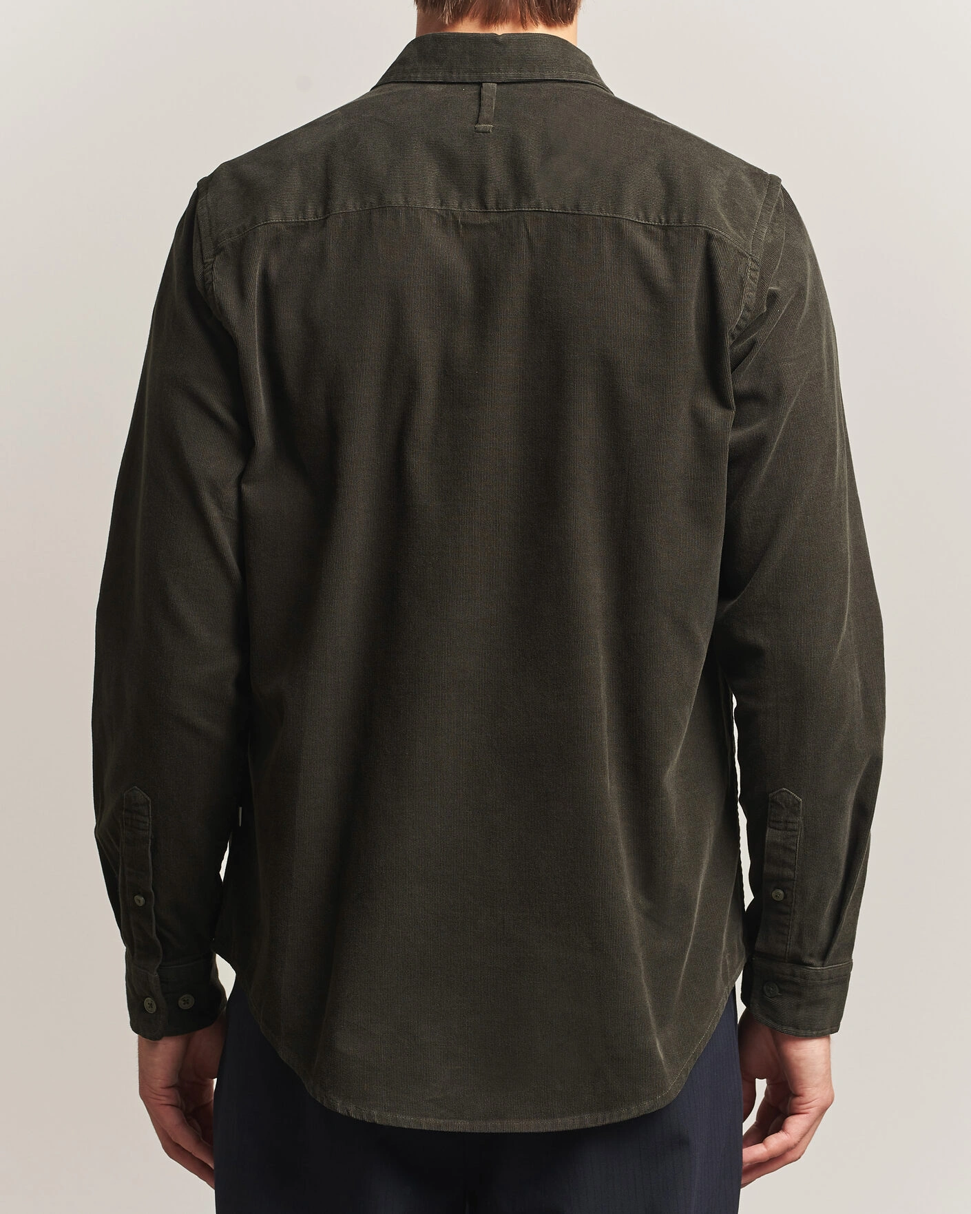 Herr | Skjortor | NN07 | Asher Baby Cord Shirt Capers Green