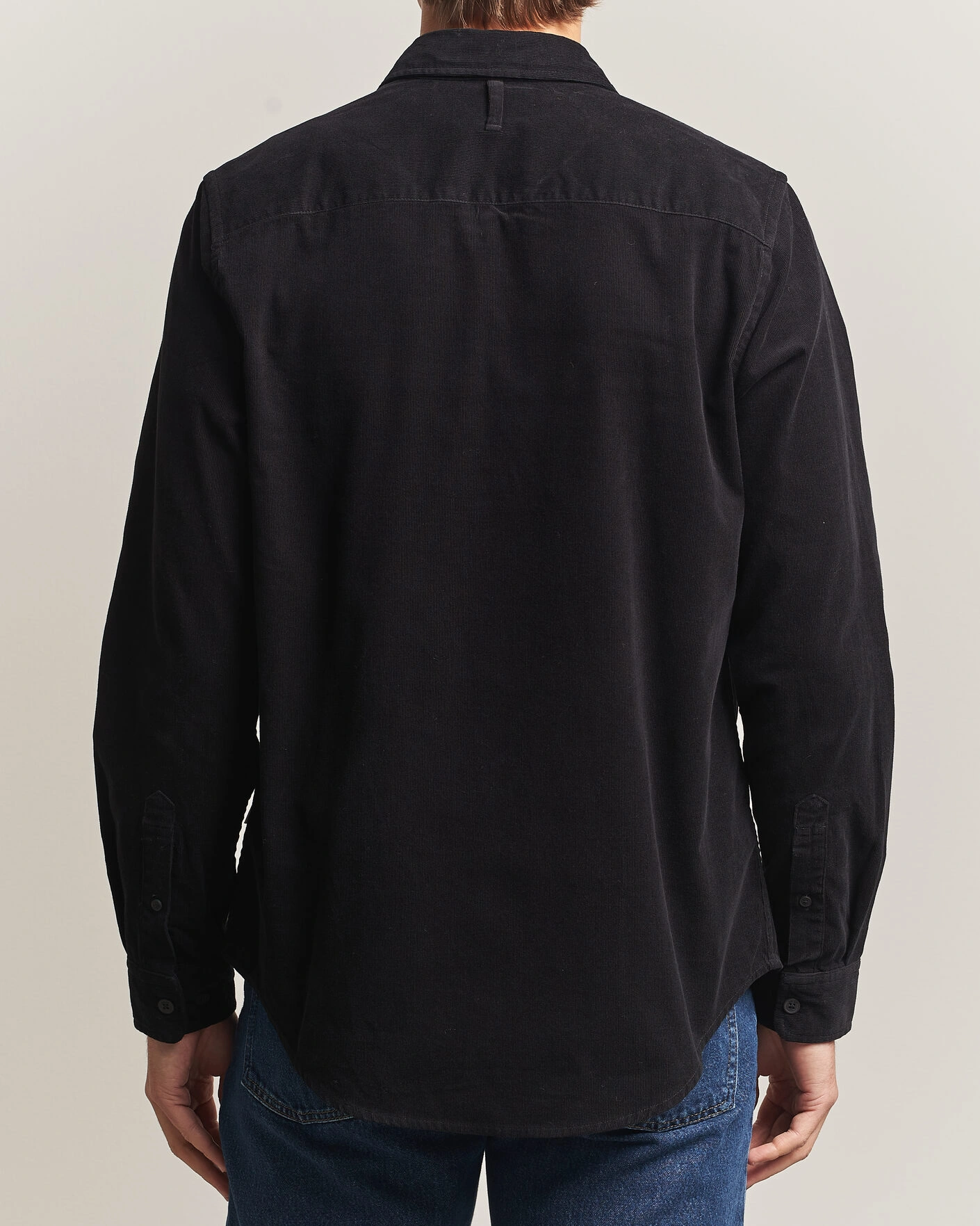Herr | Skjortor | NN07 | Asher Baby Cord Shirt Black
