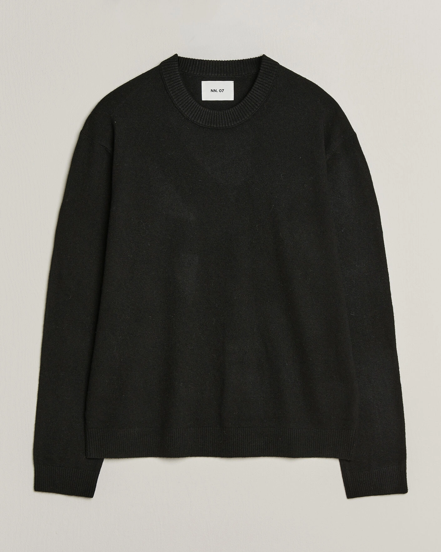 Herr | Tröjor | NN07 | Raz Lambswool Knitted Sweater Black