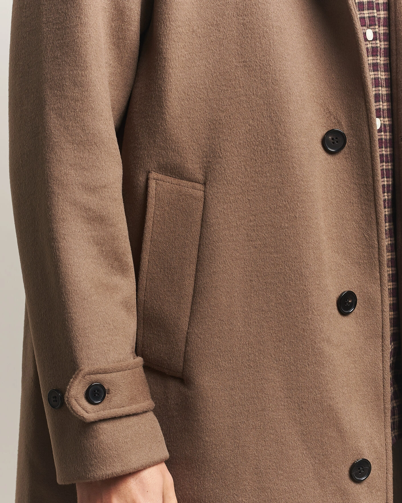 Herr | Jackor | NN07 | Gibson Wool/Cashmere Coat Desert Clay