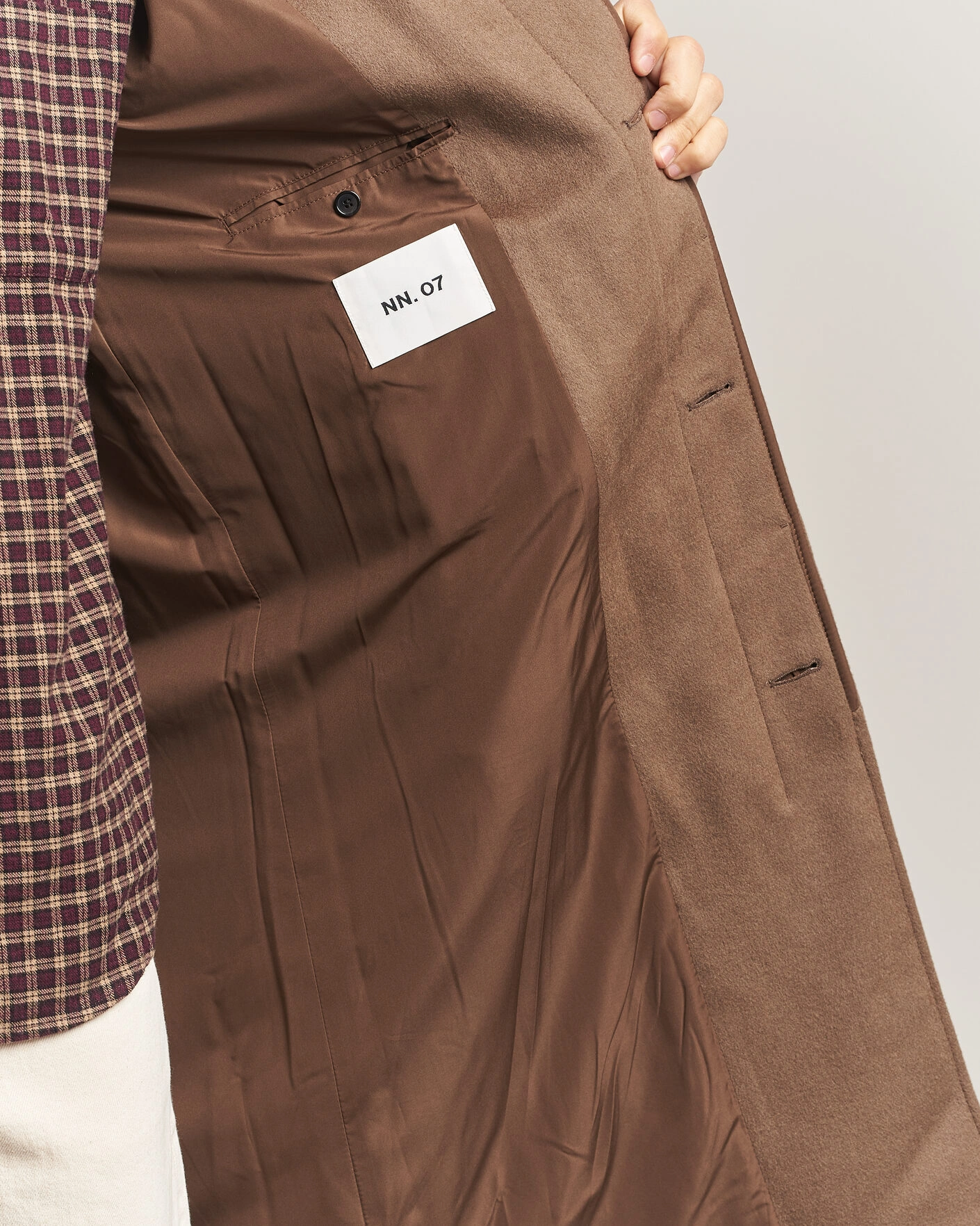 Herr | Jackor | NN07 | Gibson Wool/Cashmere Coat Desert Clay