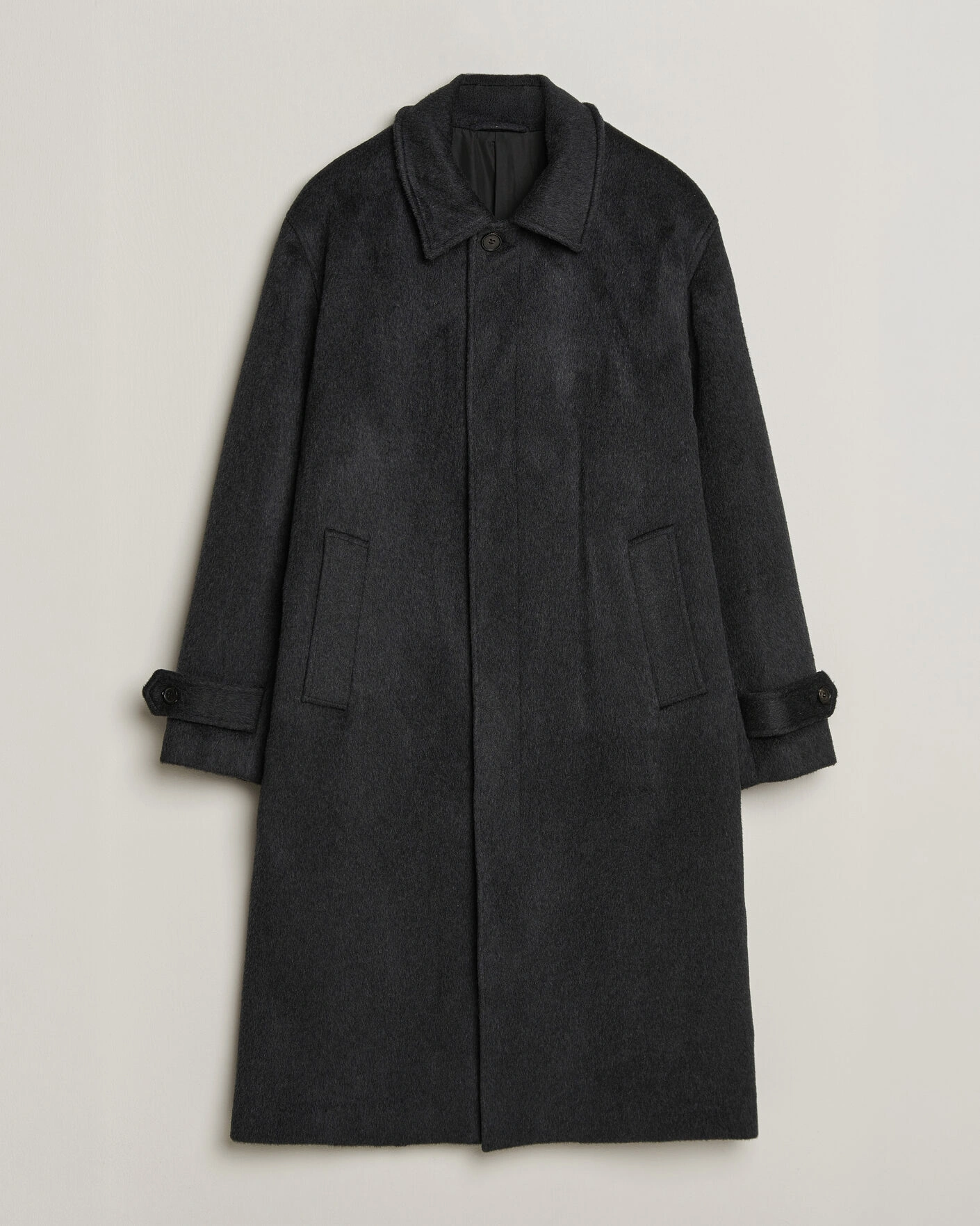 Herr | Jackor | NN07 | Gibson Wool/Cashmere Coat Dark Grey