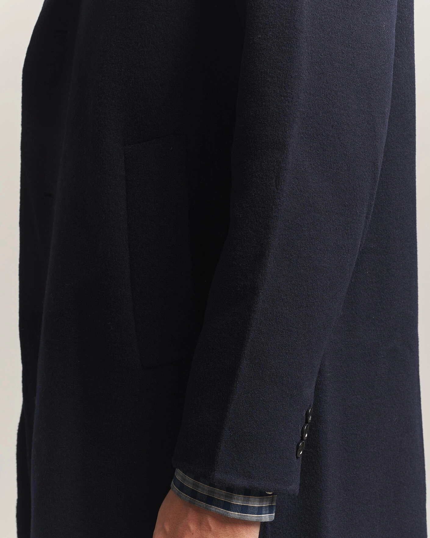 Herr | Jackor | NN07 | Kendrick Wool Coat Navy Blue