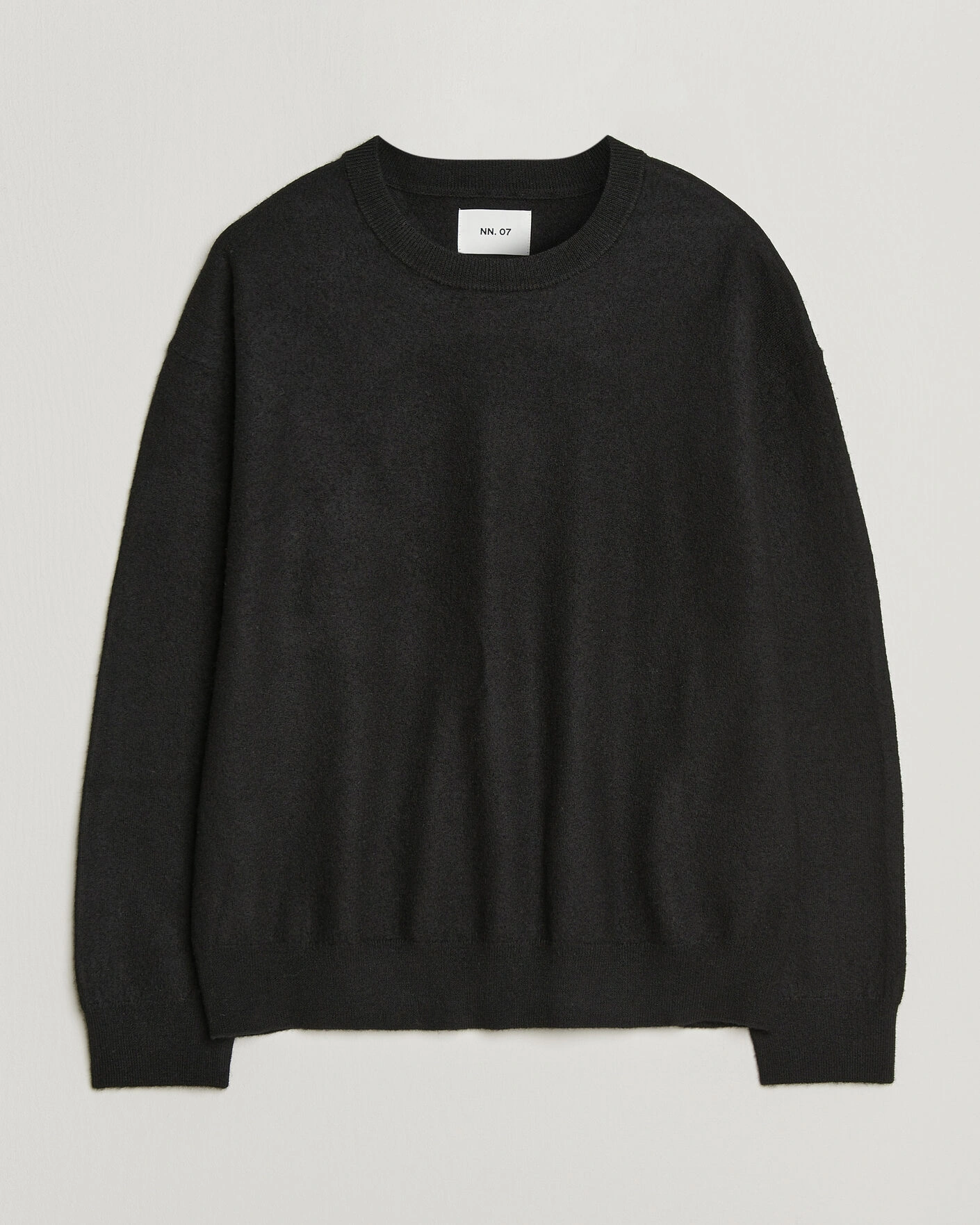 Herr |  | NN07 | Jasper Soft Boiled Wool Sweater Black