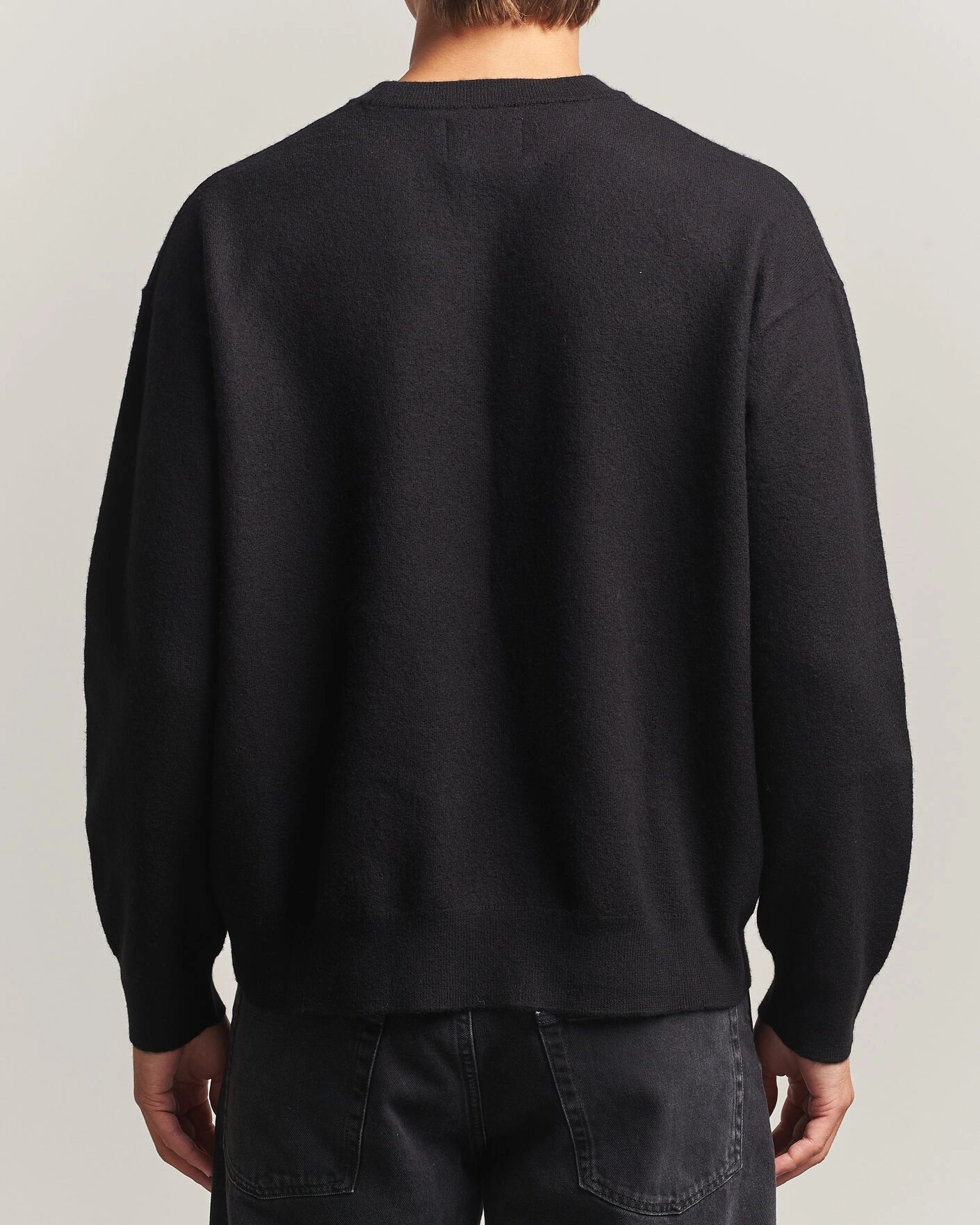 Herr | Tröjor | NN07 | Jasper Soft Boiled Wool Sweater Black