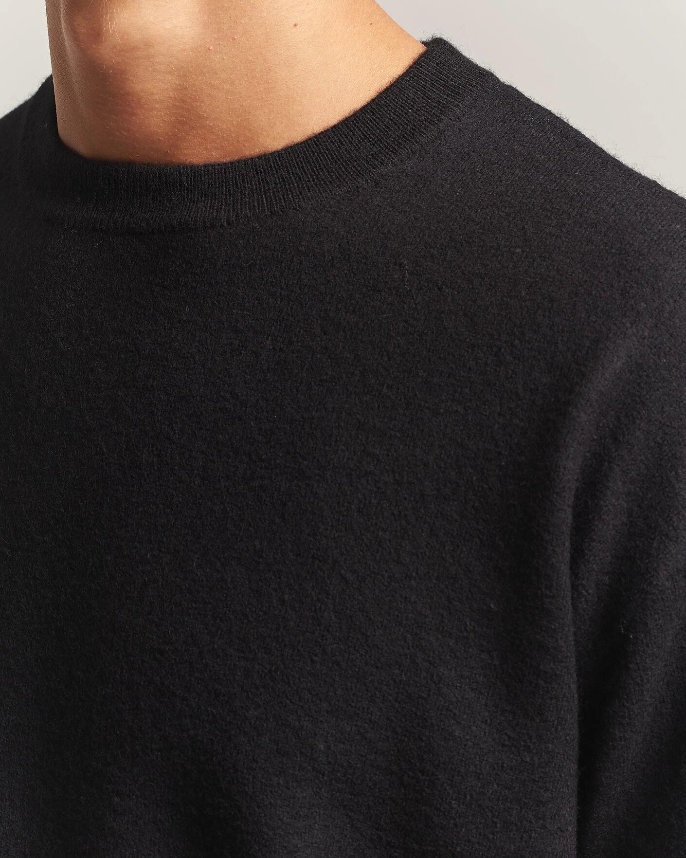 Herr | Tröjor | NN07 | Jasper Soft Boiled Wool Sweater Black