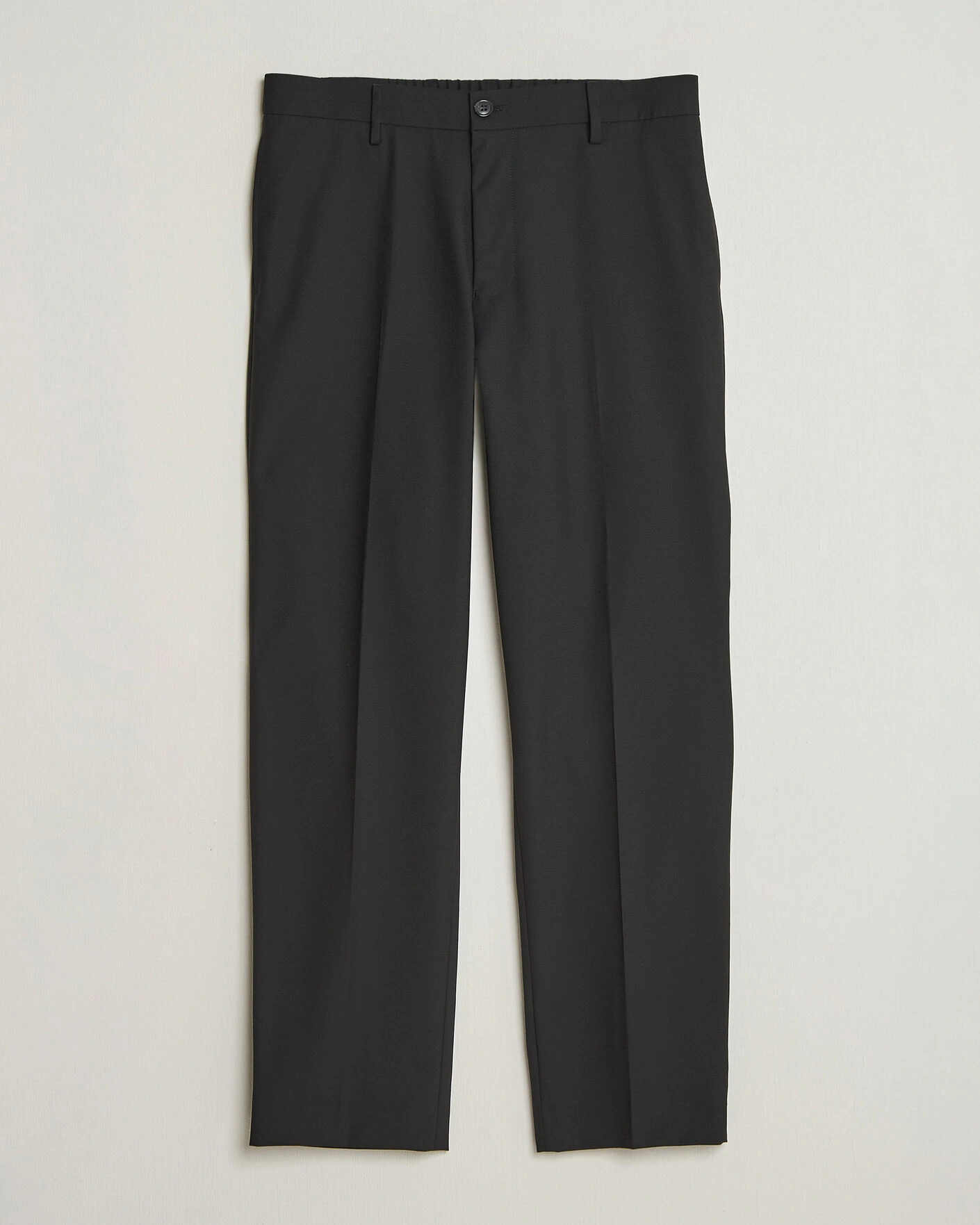 Herr | Byxor | NN07 | Brendan Wool Drawstring Trousers Black