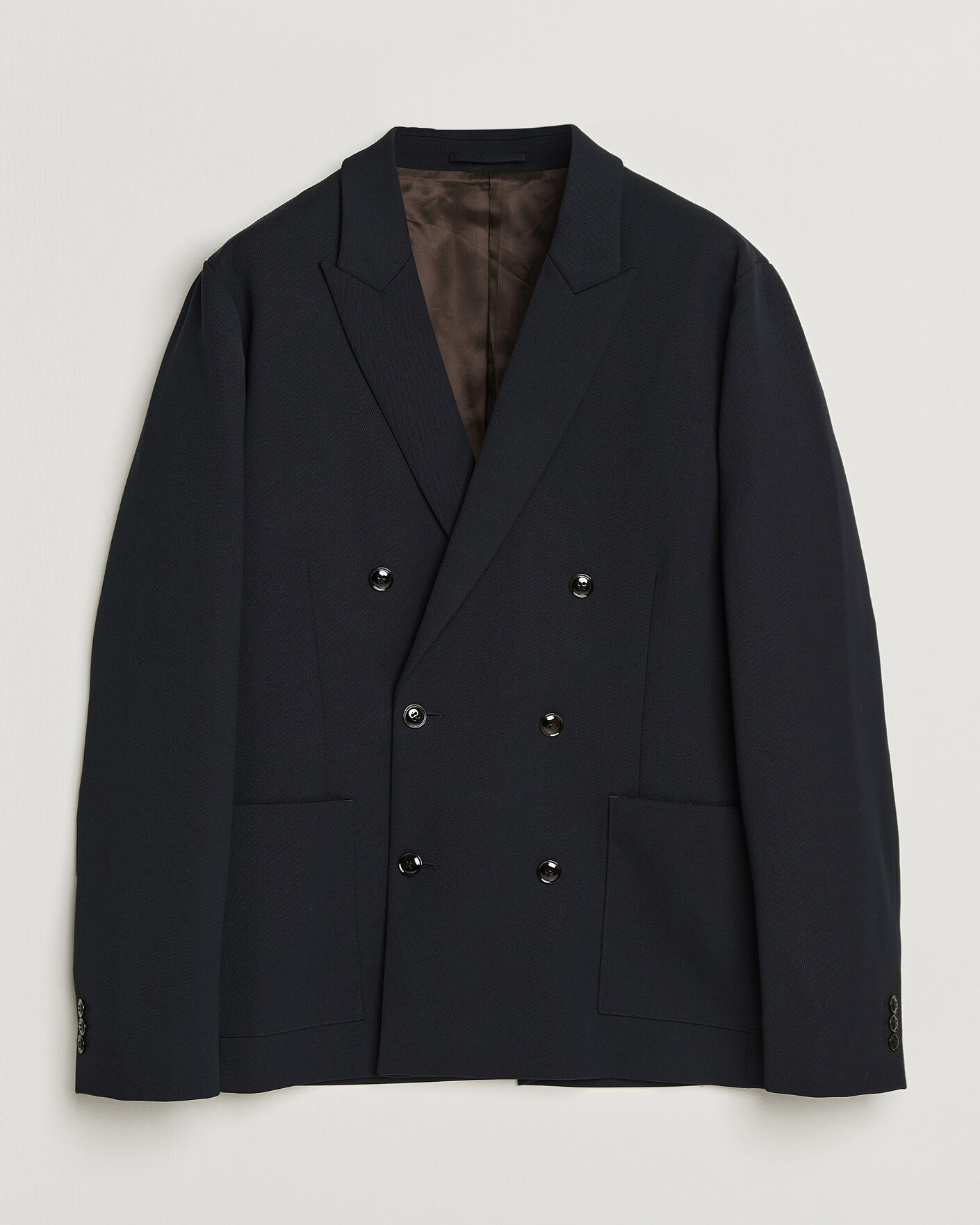 Herr | Kavajer | NN07 | Jordin Wool Double Breasted Blazer Deep Navy