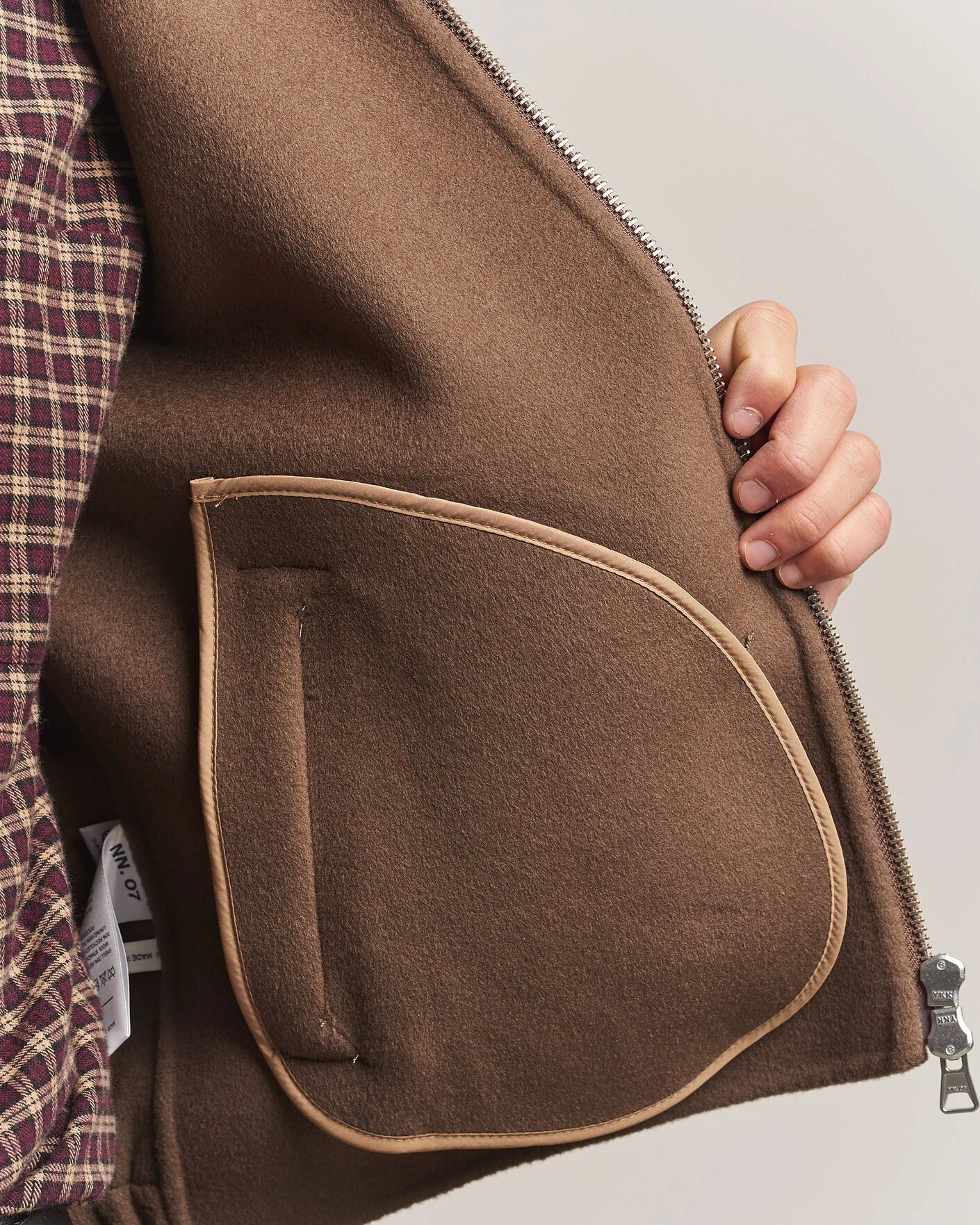 Herr | Jackor | NN07 | Arlo Wool Jacket Desert Clay