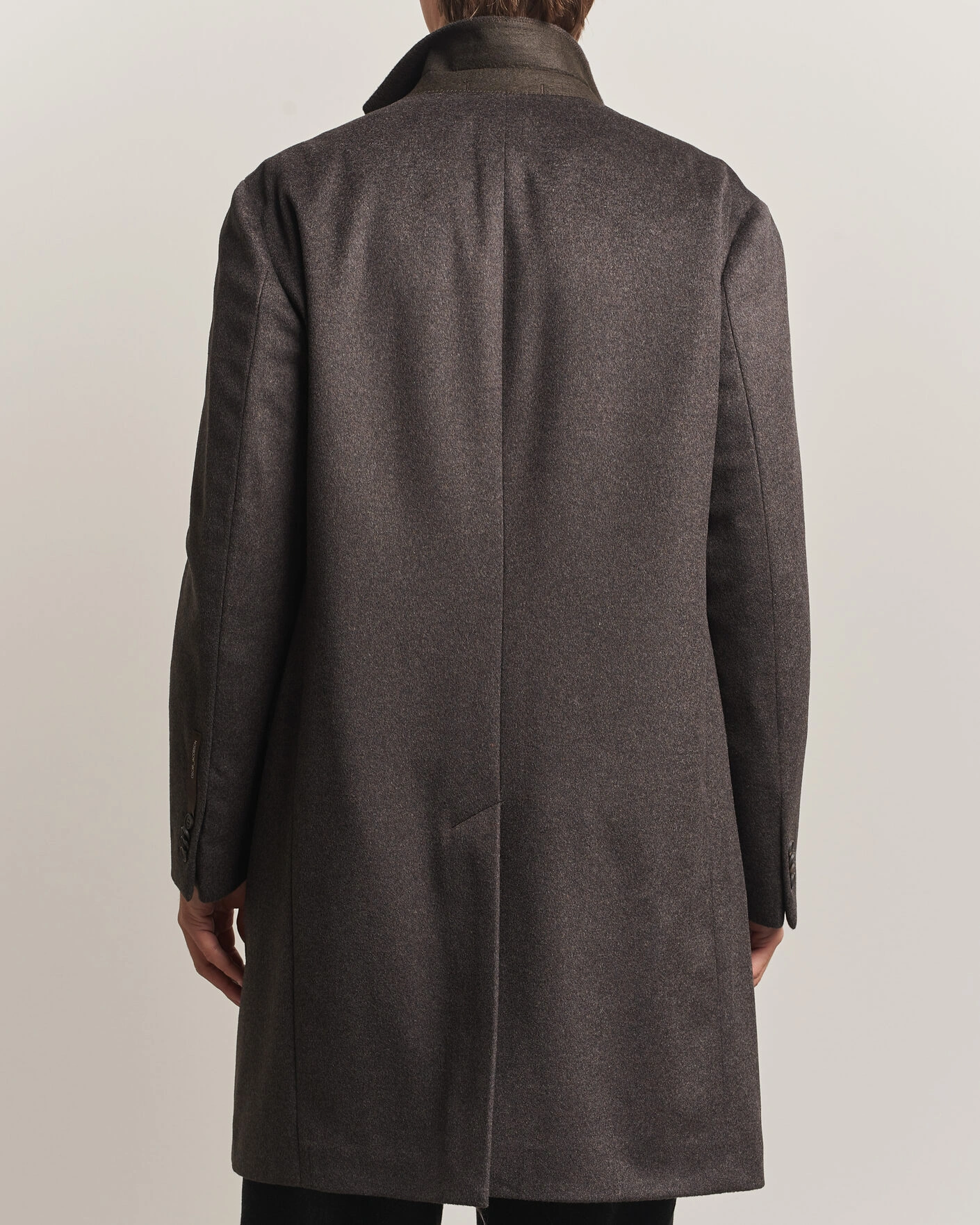 Herr | Jackor | Oscar Jacobson | Sergio Wool Coat Brown