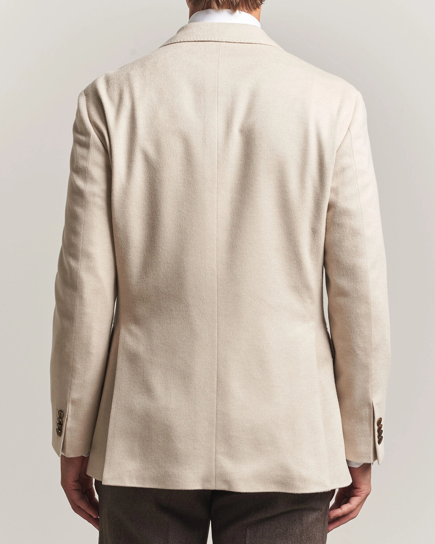 Herr | Kavajer | Oscar Jacobson | Richard Wool/Cashmere DB Blazer Creme
