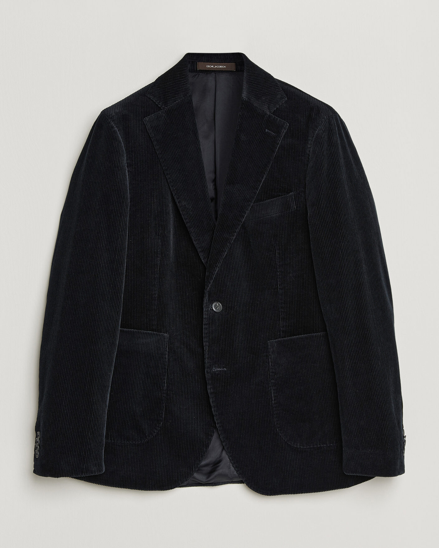 Herr | Kavajer | Oscar Jacobson | Fogerty Patch Pocket Cord Blazer Navy