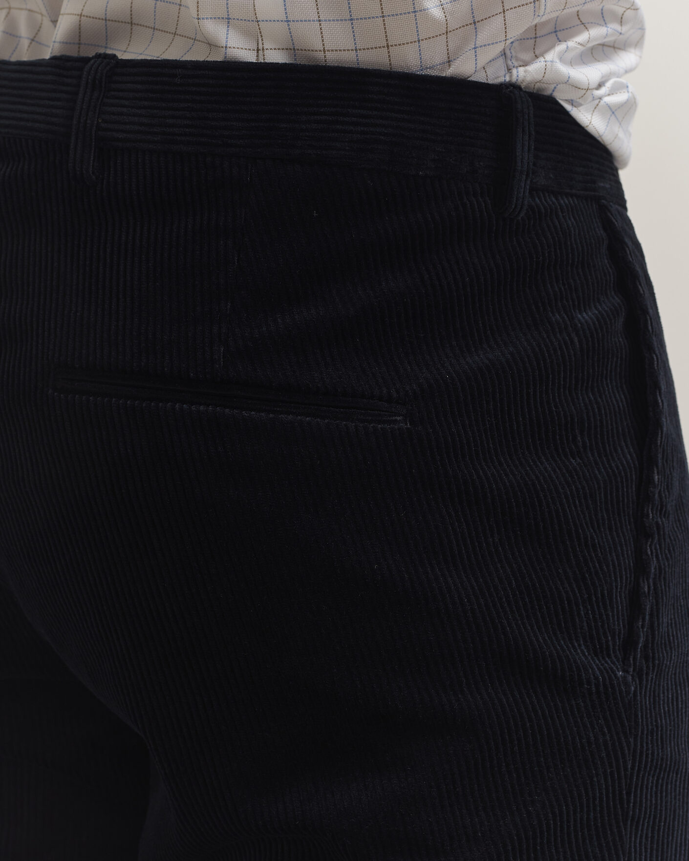 Herr | Byxor | Oscar Jacobson | Dandy Corduroy Trousers Navy