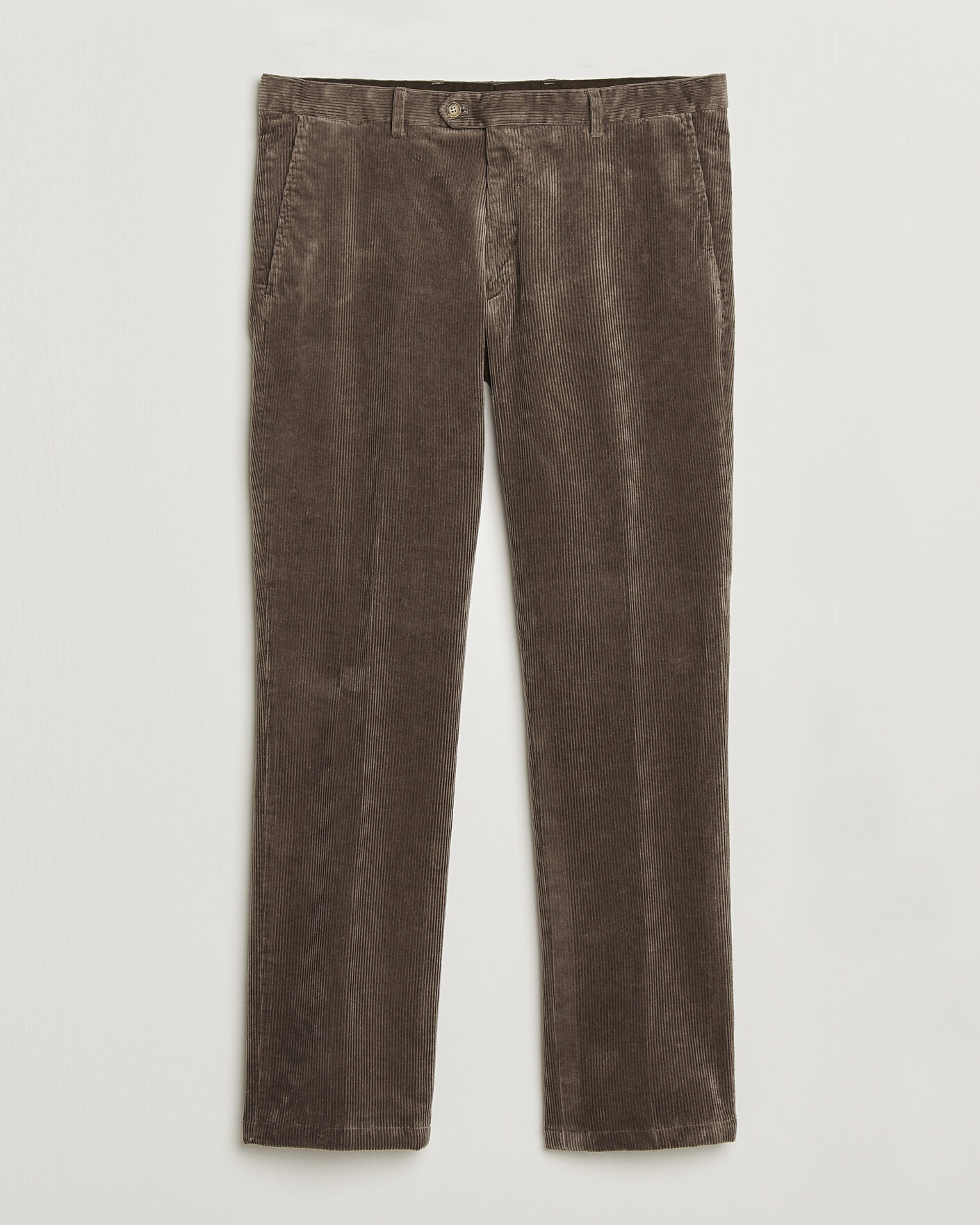 Herr | Byxor | Oscar Jacobson | Dandy Corduroy Trousers Taupe