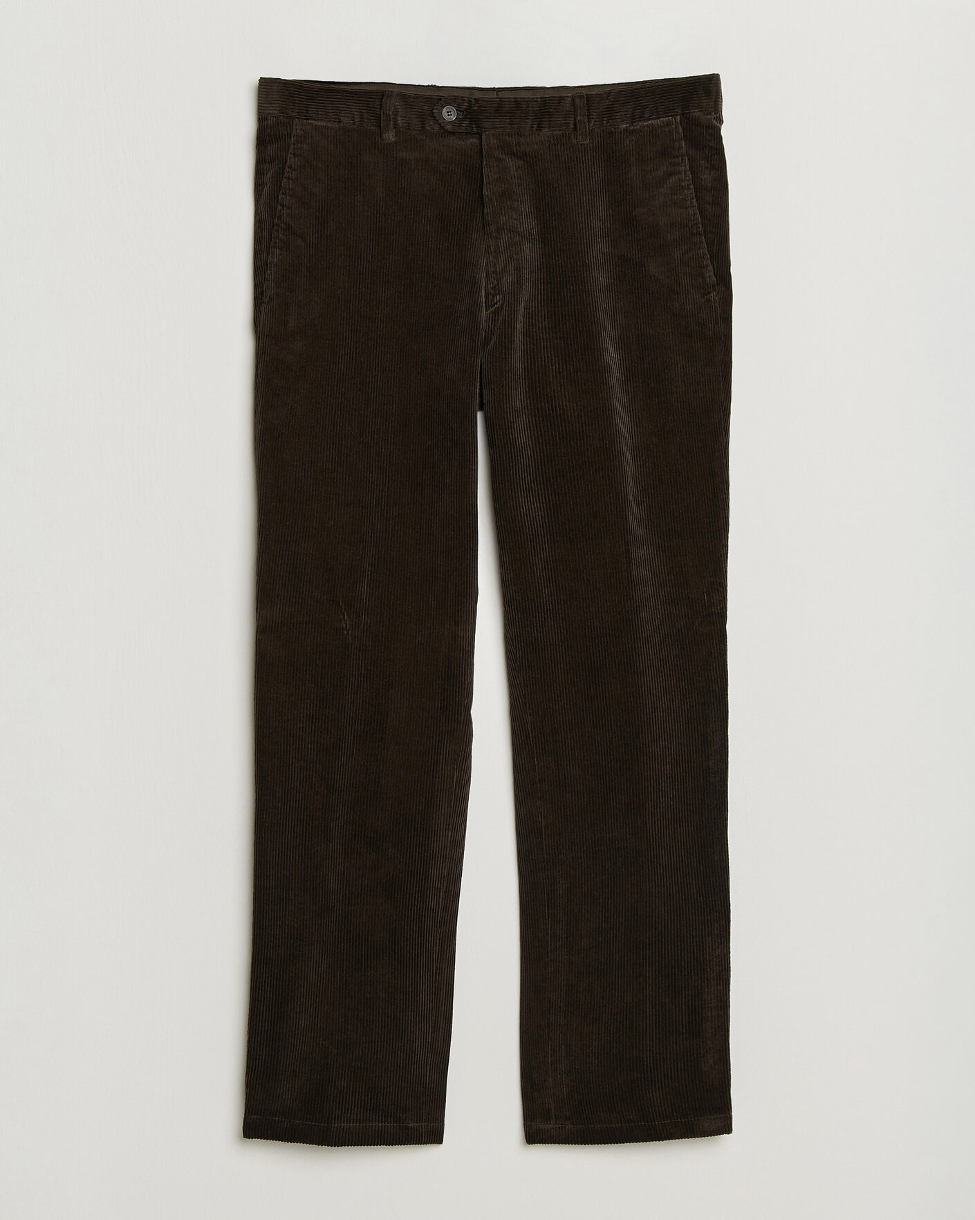 Herr | Byxor | Oscar Jacobson | Dandy Corduroy Trousers Dark Brown