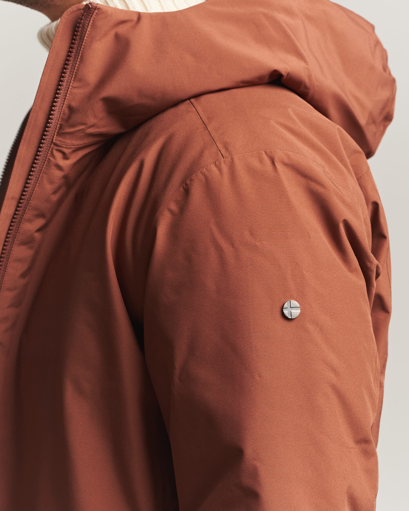 Herr | Jackor | Scandinavian Edition | Nimbus Padded Hood Jacket Red Clay