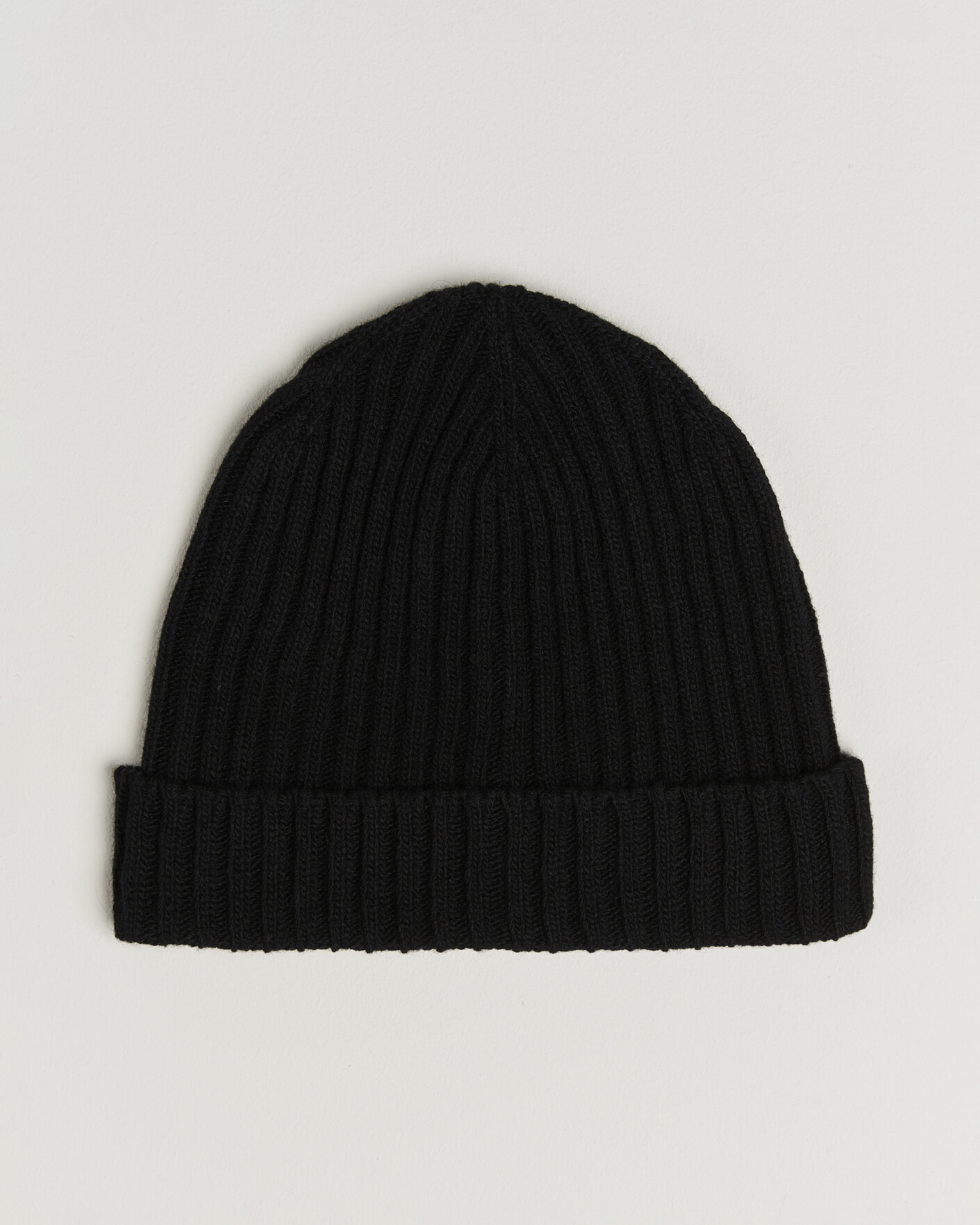 Herr | Mössor | Stenströms | Brushed Merino Beanie Black