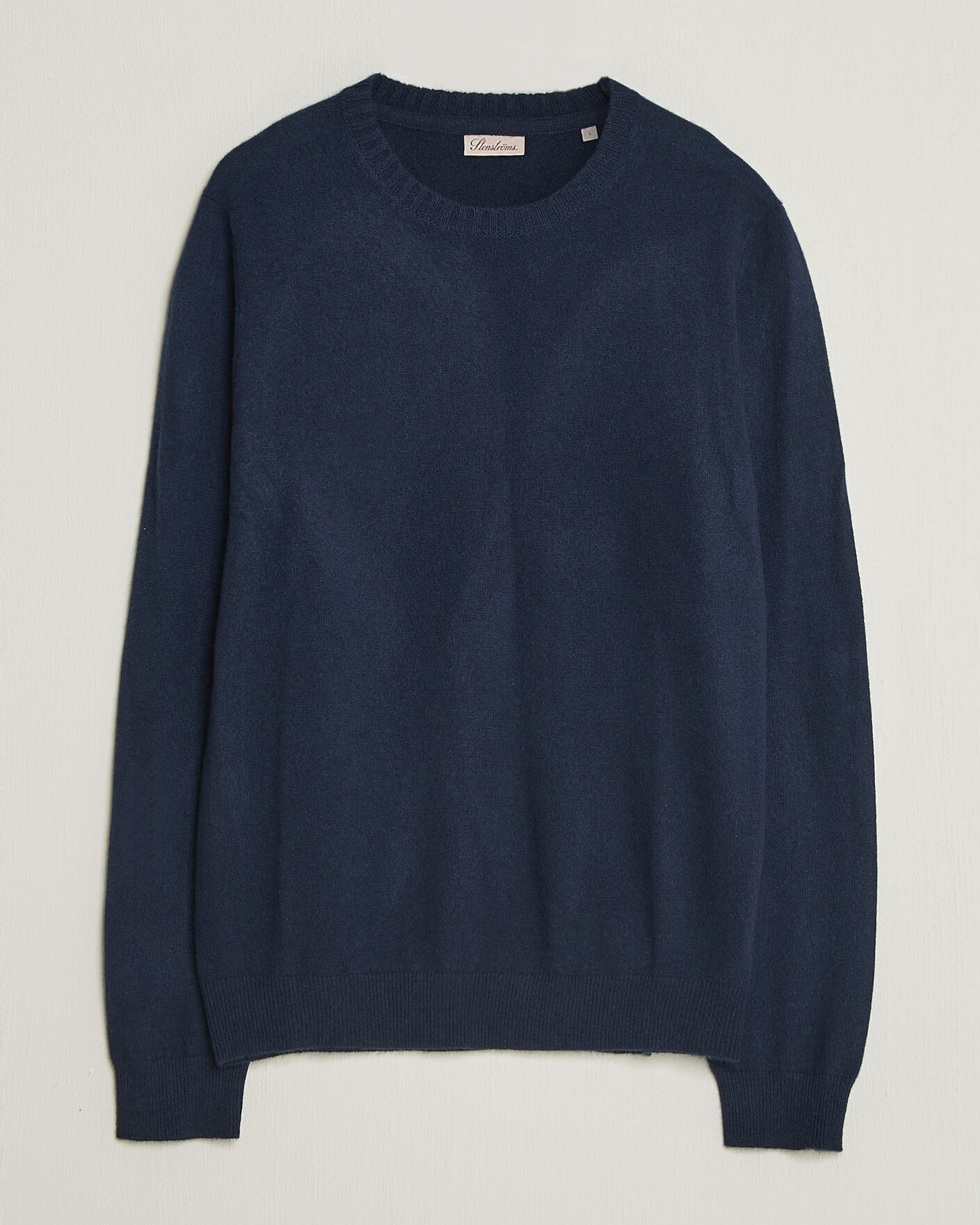 Herr | Tröjor | Stenströms | Cashmere Crewneck Navy