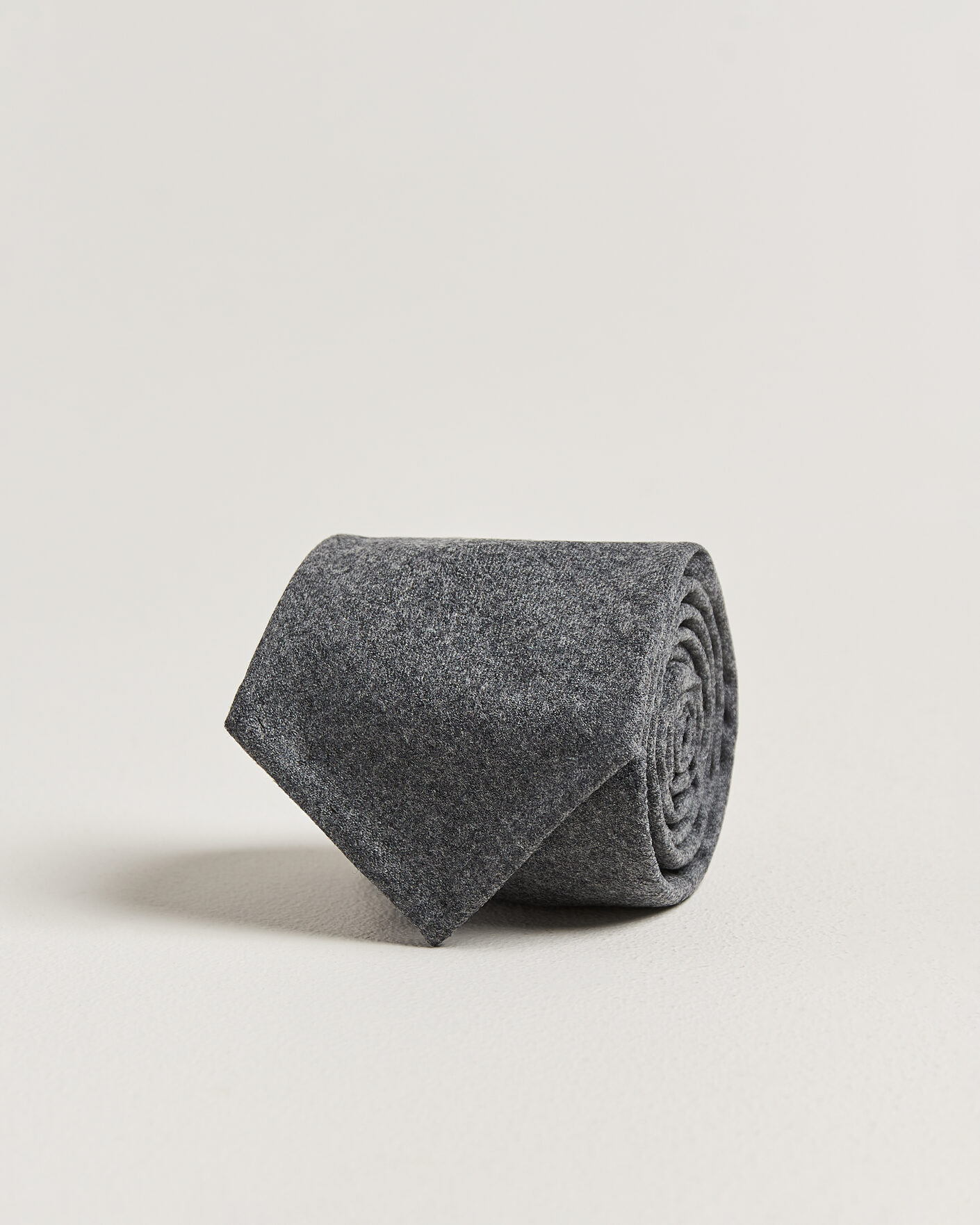 Herr | Slipsar | Stenströms | Wool Tie 7,5cm Grey