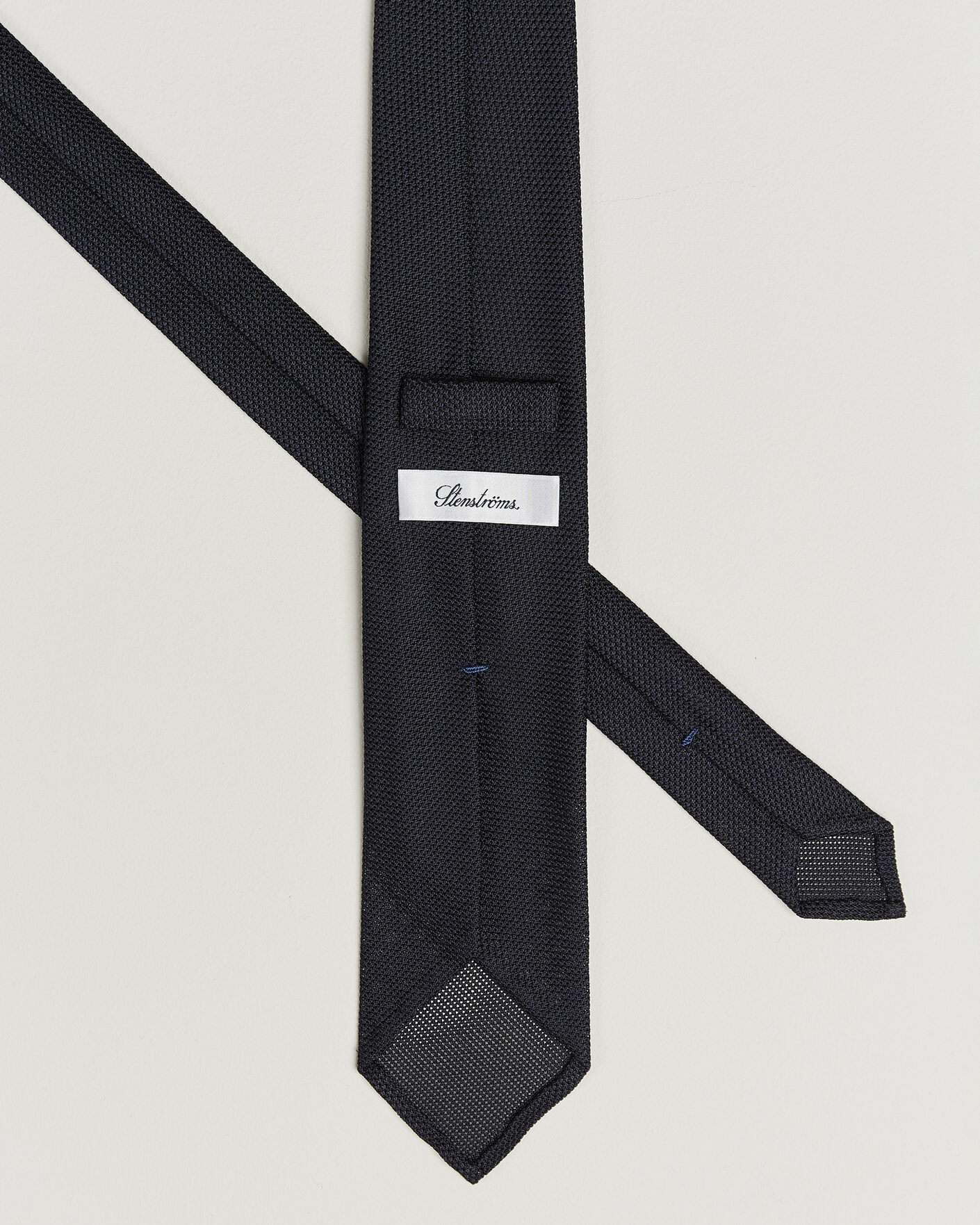 Herr | Slipsar | Stenströms | Silk Grenadine Tie 7,5cm Navy