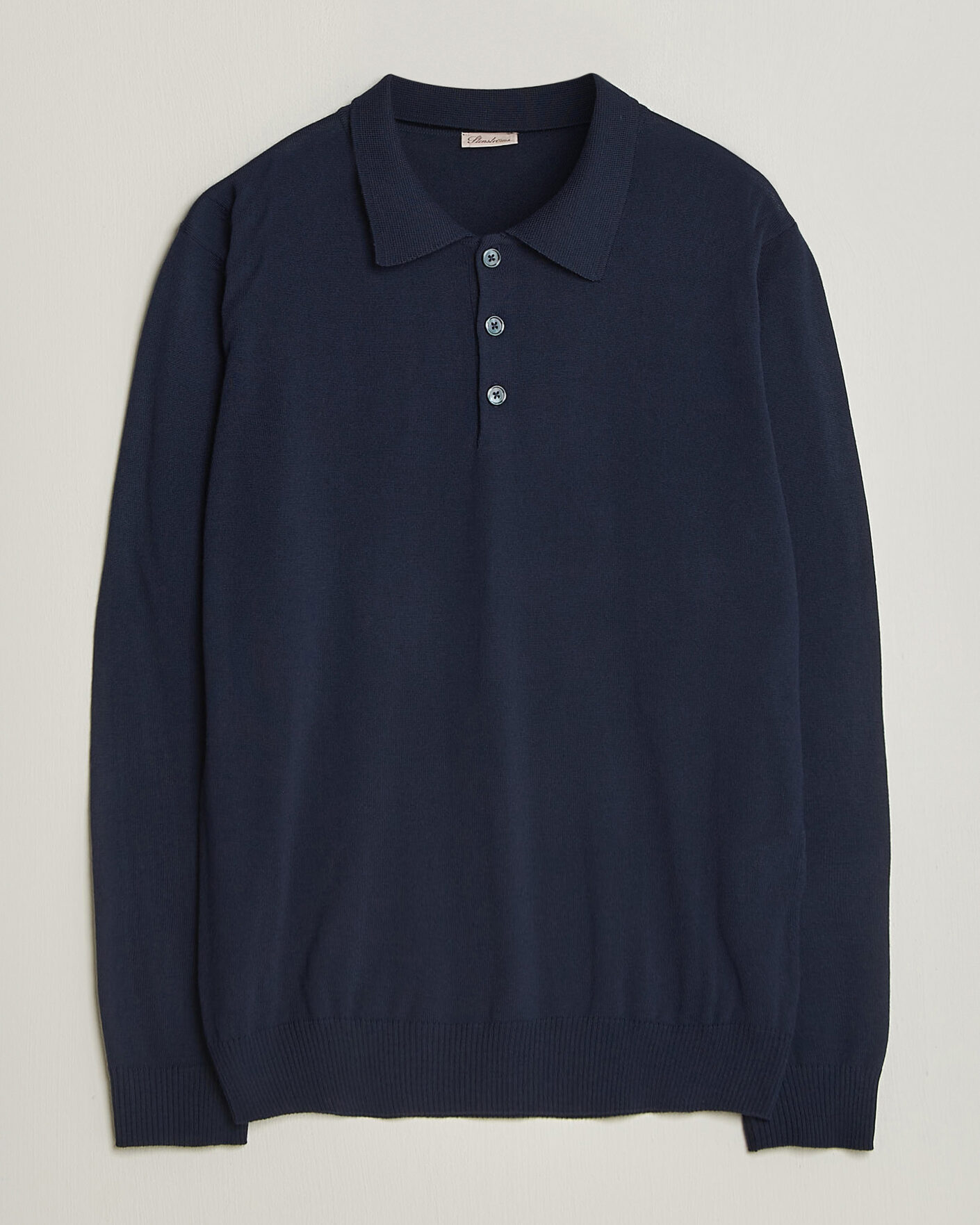 Herr | Tröjor | Stenströms | Merino Polo Navy