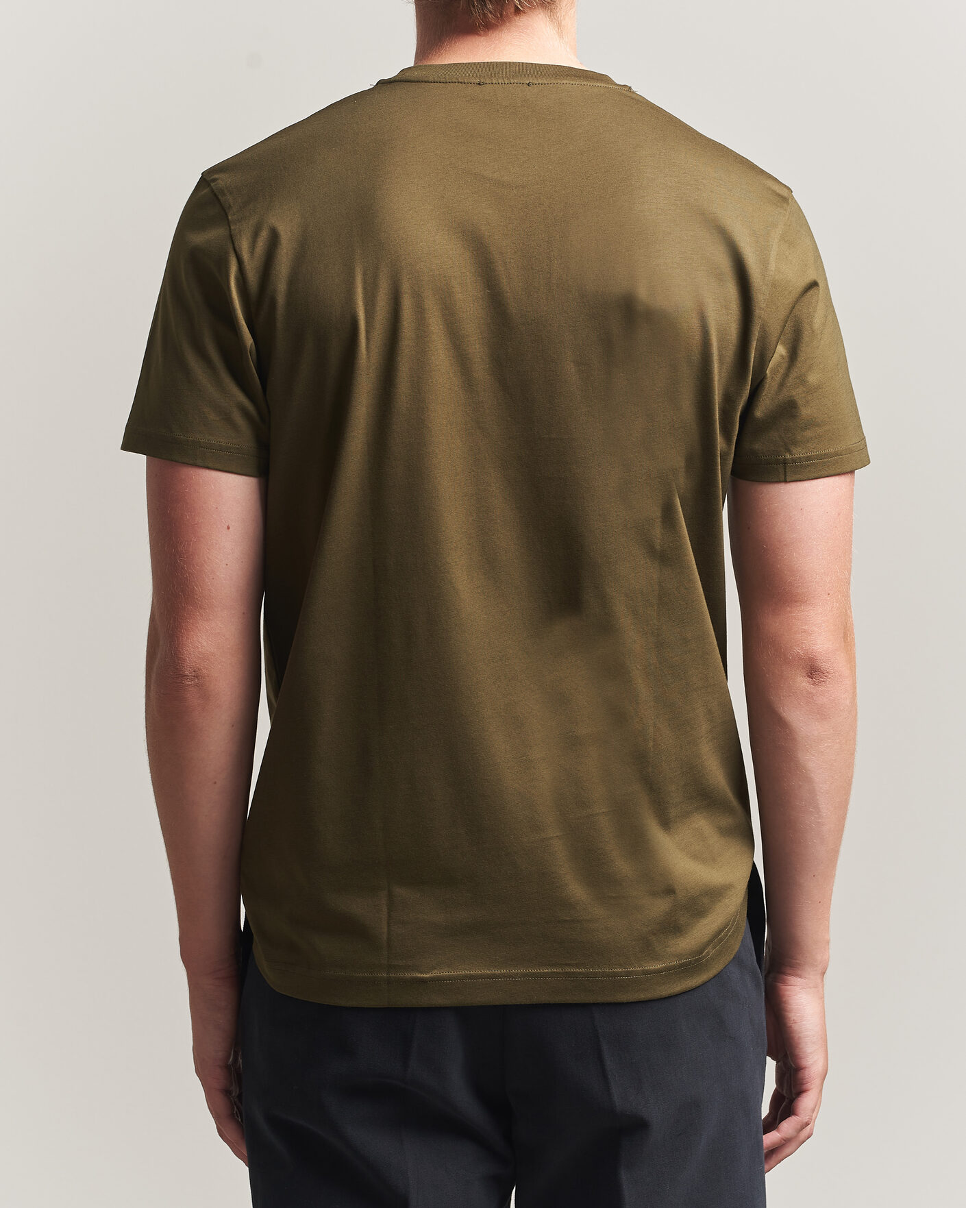 Herr | T-Shirts | Sunspel | Riviera Midweight T-Shirt Loden Green