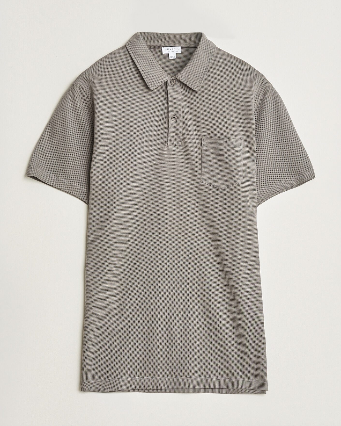 Herr | Pikéer | Sunspel | Riviera Polo Shirt Smoke Grey