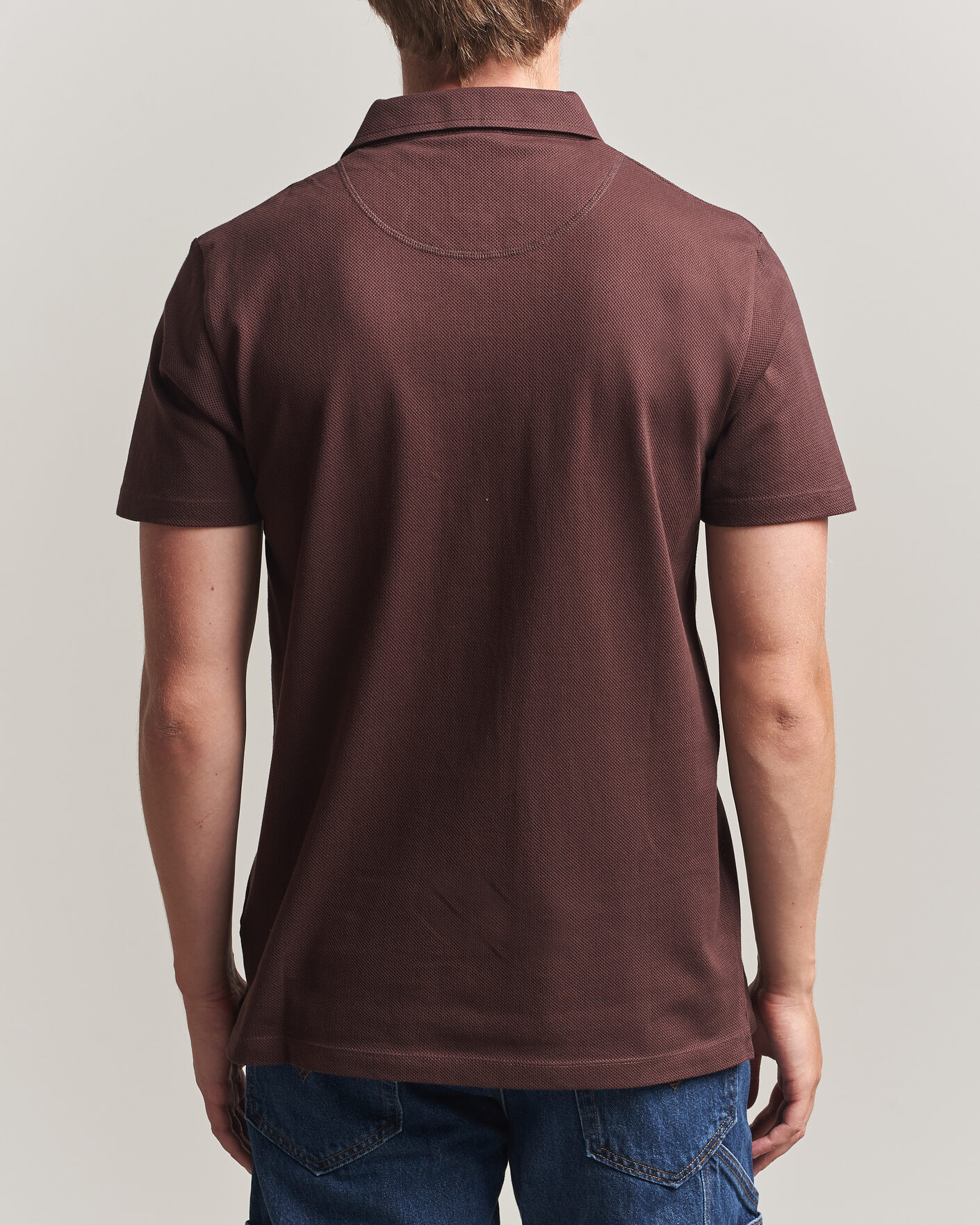 Herr | Pikéer | Sunspel | Riviera Polo Shirt Dark Brown