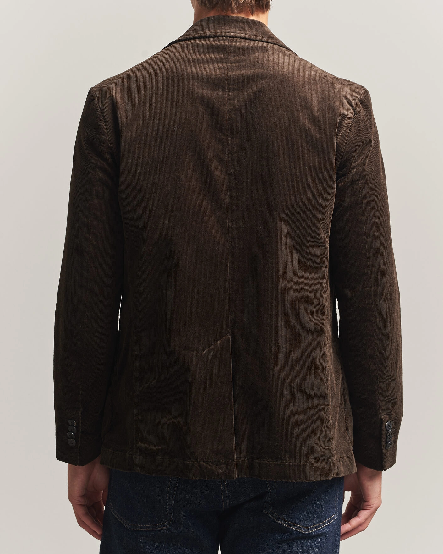 Herr | Kavajer | Sunspel | Relaxed Corduroy Blazer Dark Choclate