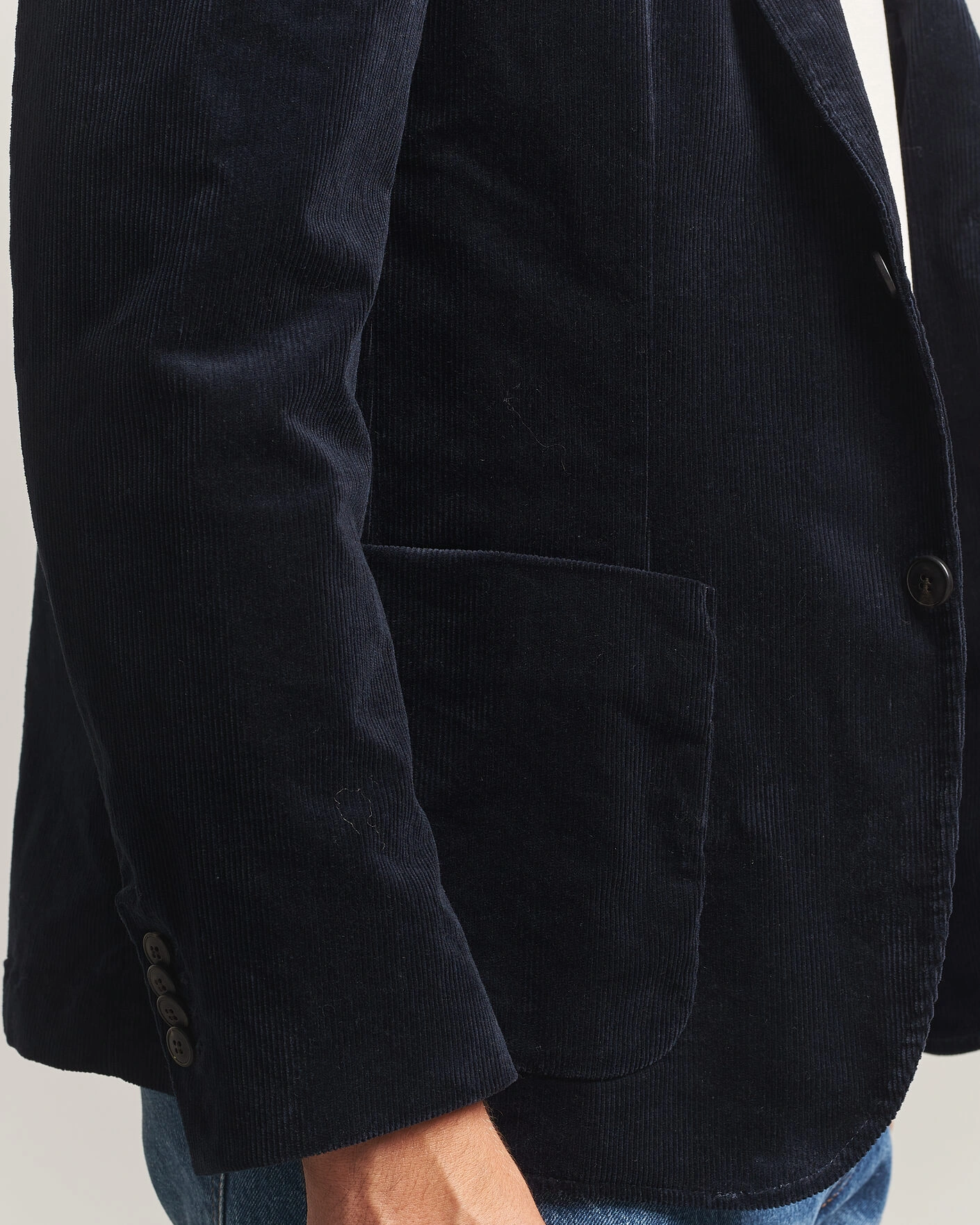 Herr | Kavajer | Sunspel | Relaxed Corduroy Blazer Navy