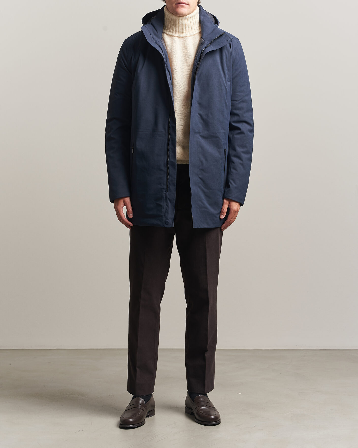 Herr | Jackor | UBR | Regulator Herringbone Parka  Navy