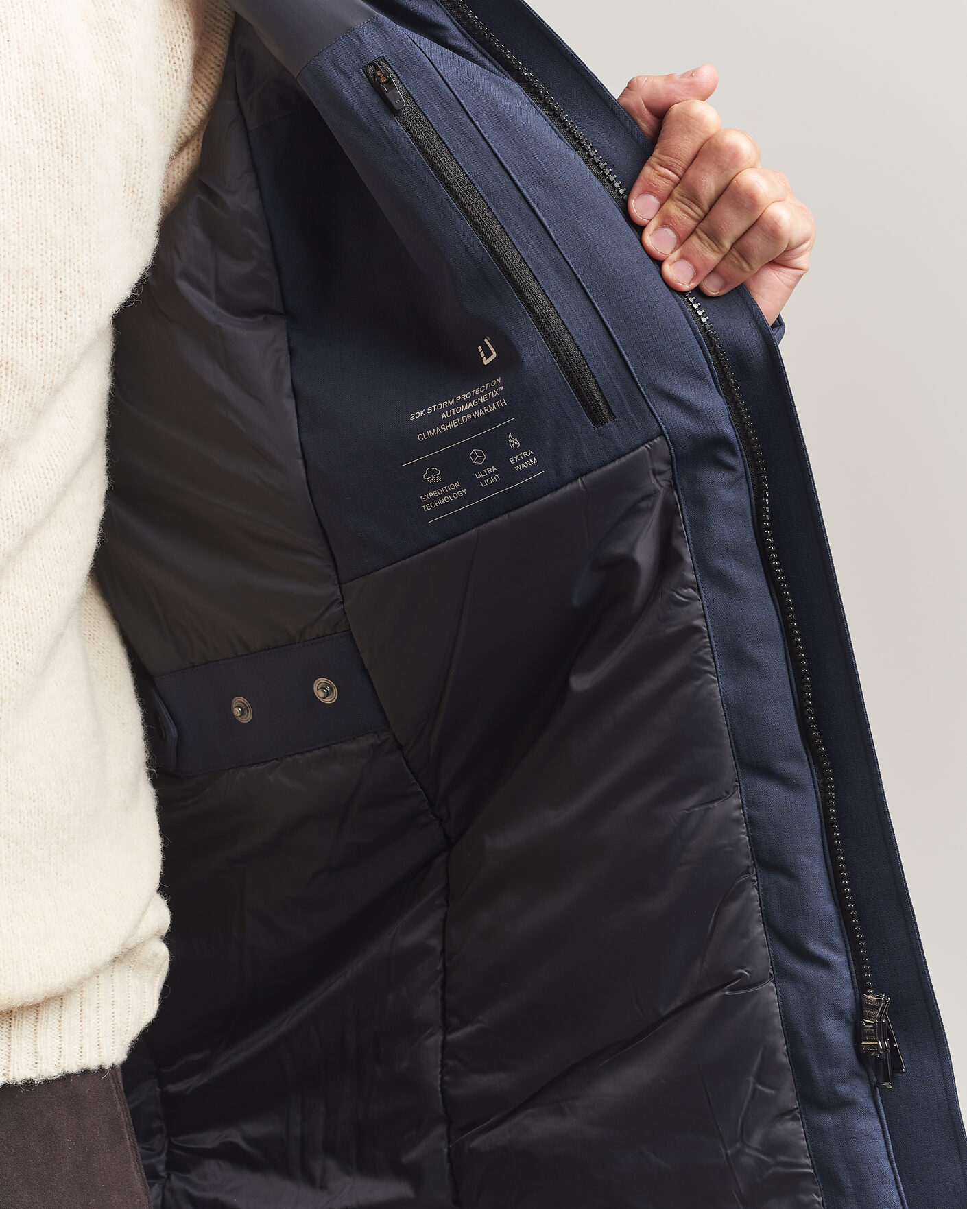 Herr | Jackor | UBR | Regulator Herringbone Parka  Navy