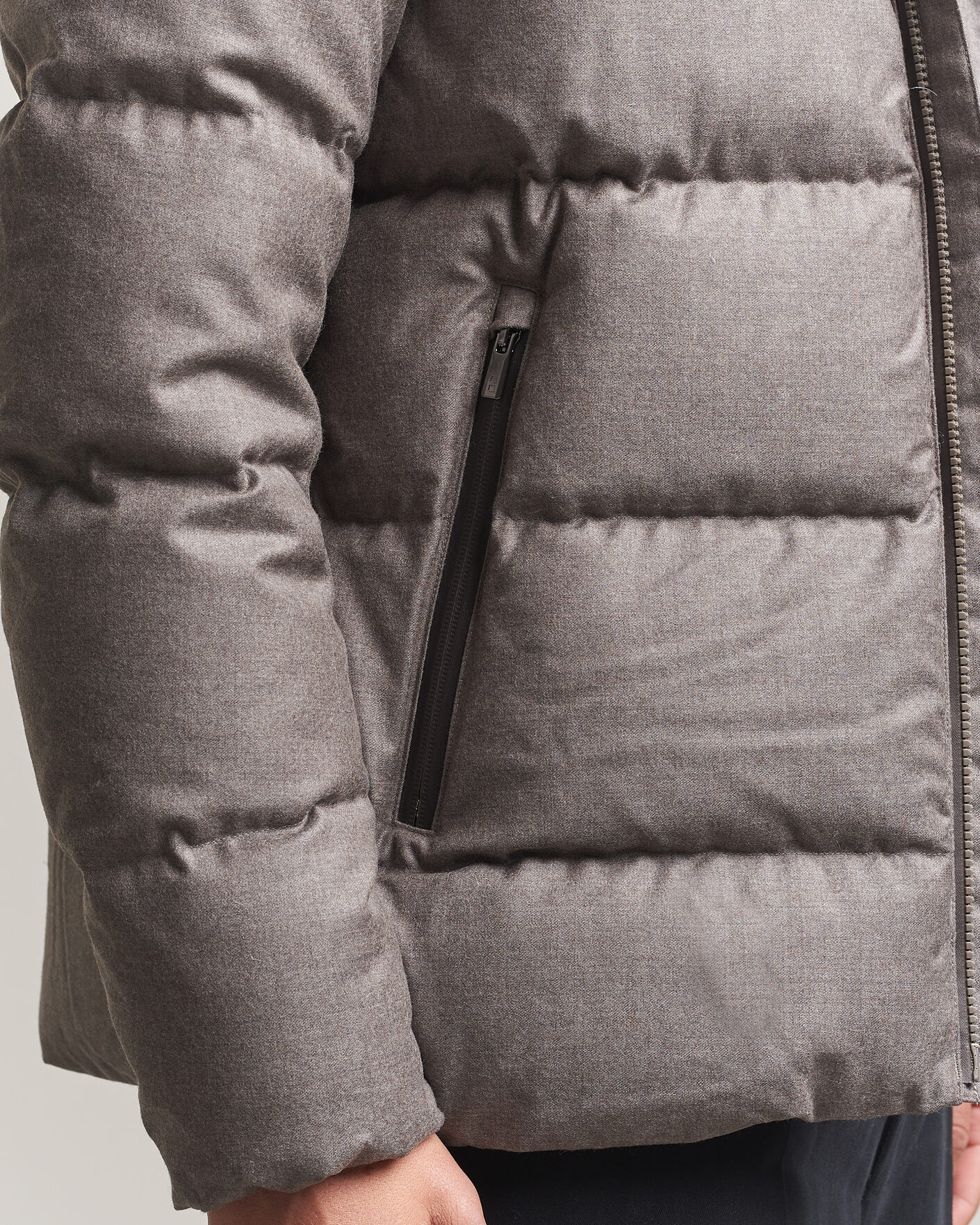Herr | Jackor | UBR | Concord Jacket Savile Grey Melange Wool