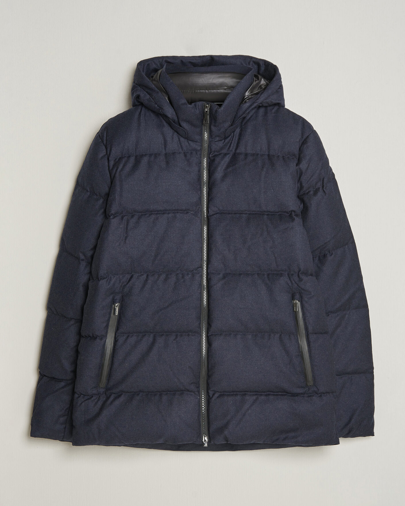 Herr | Jackor | UBR | Concord Jacket Savile Navy Melange Wool