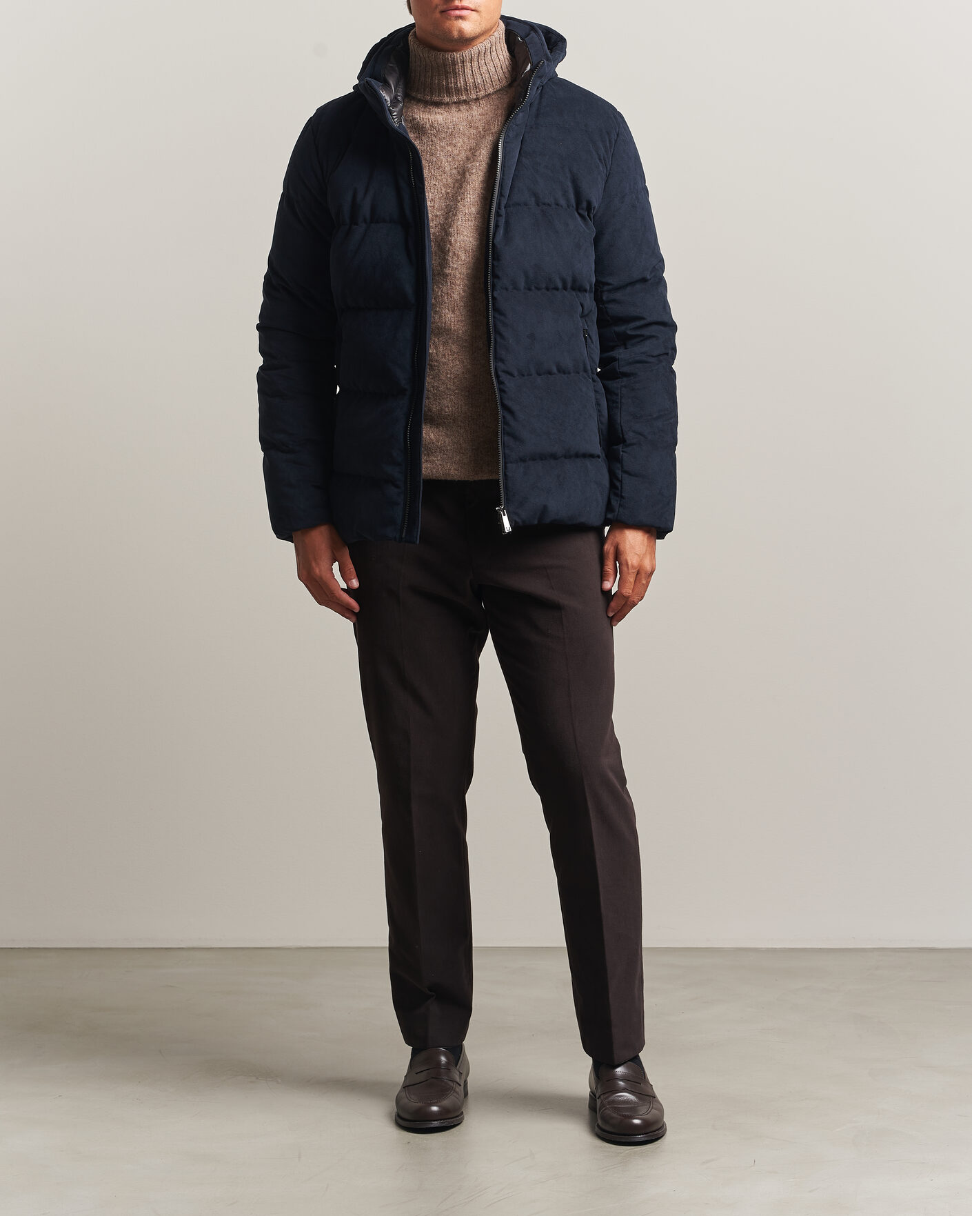 Herr | Jackor | UBR | Concord Jacket Savile Neo Suede Navy