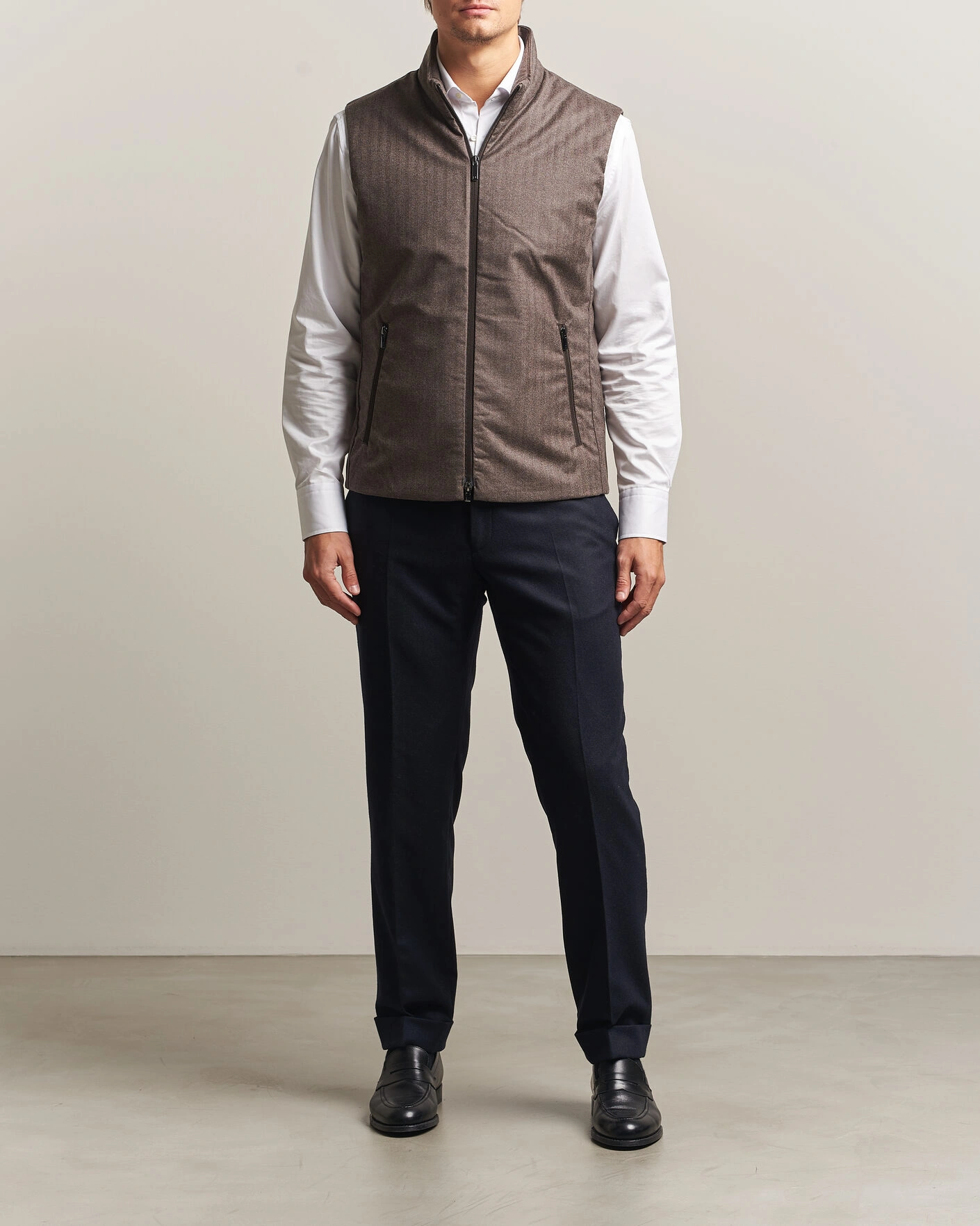 Herr | Västar | UBR | Raptor Lightweight Vest Savile Brown Herringbone