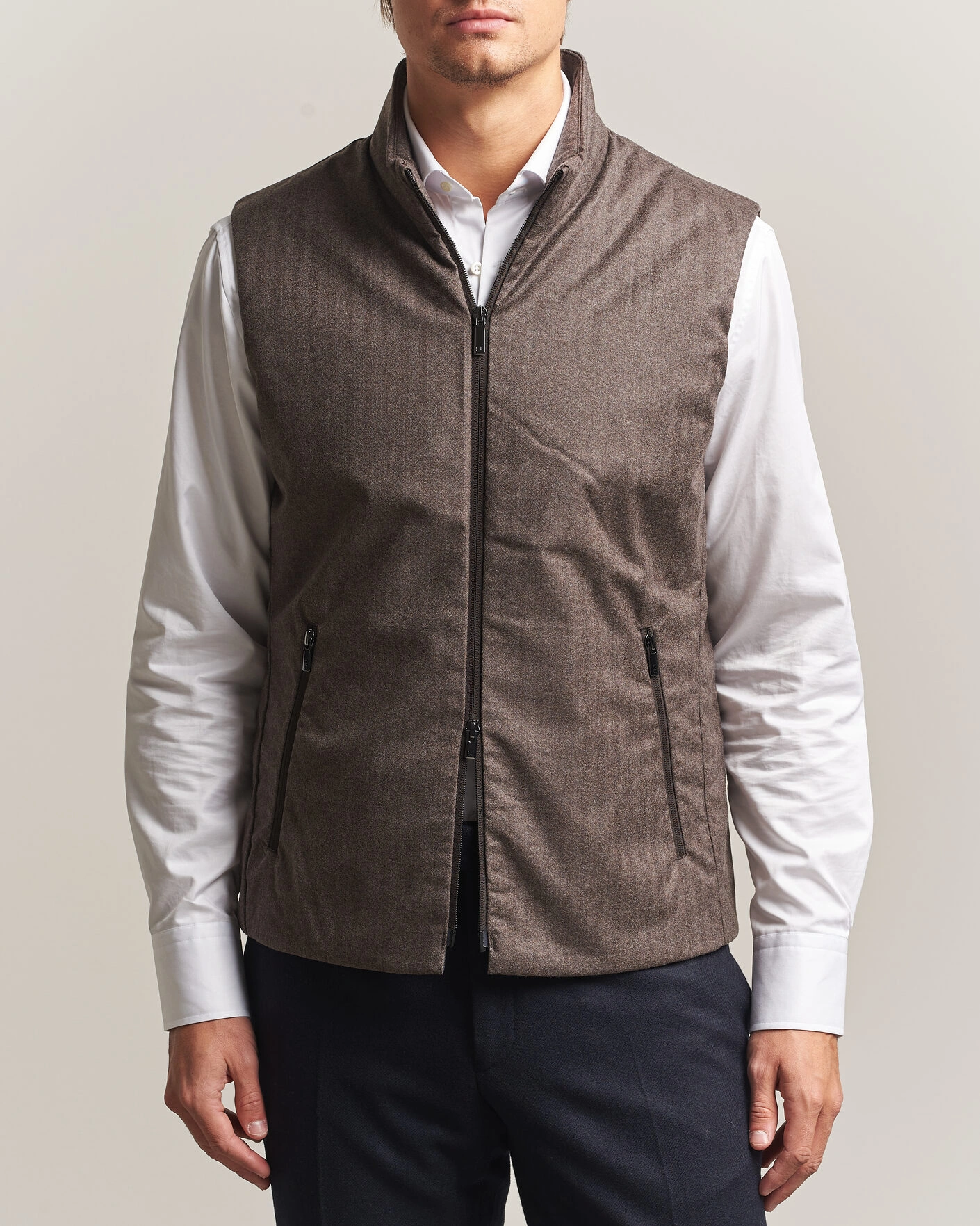 Herr | Västar | UBR | Raptor Lightweight Vest Savile Brown Herringbone