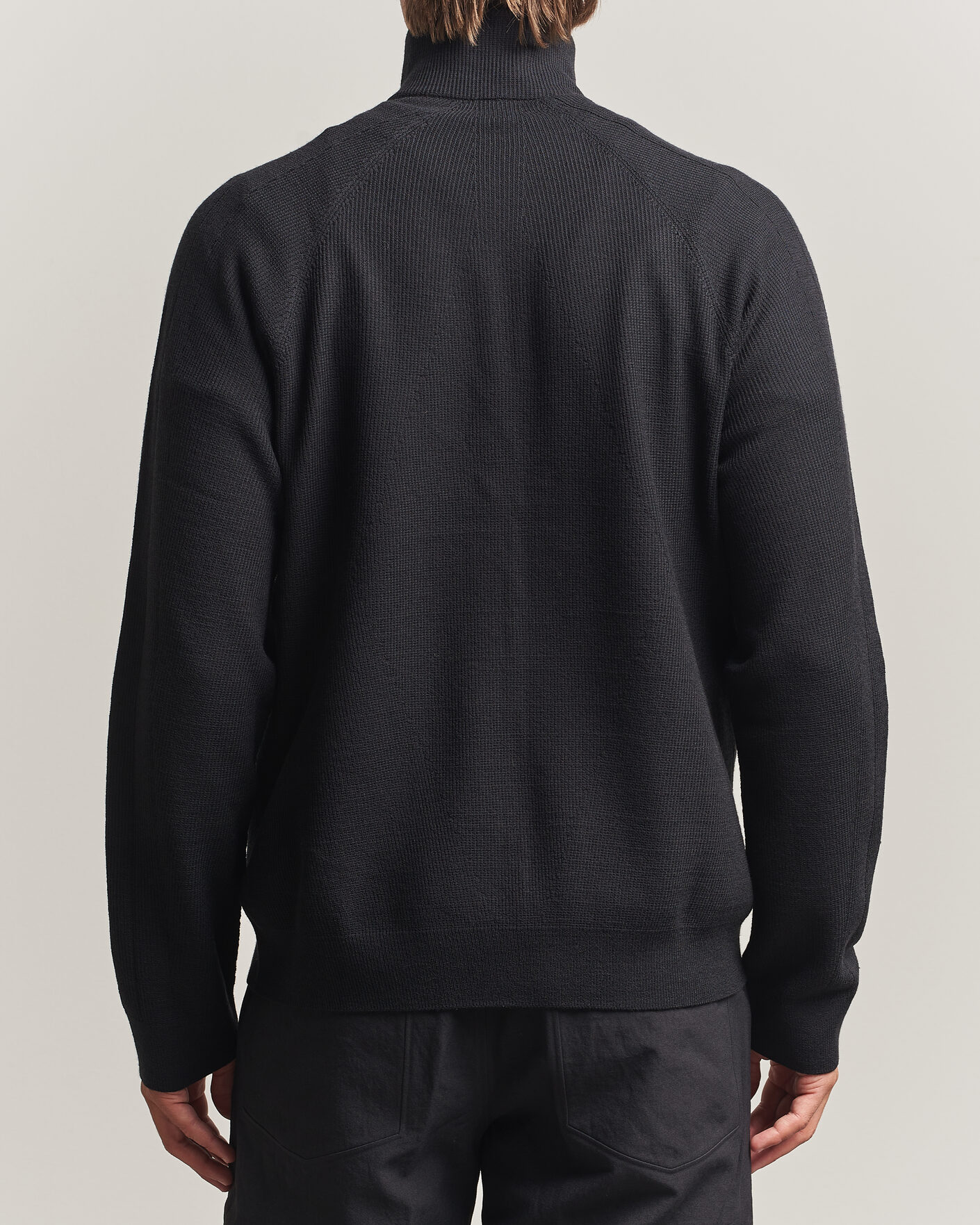 Herr | Tröjor | Arc'teryx Veilance | Conic Wool Half-Zip Black