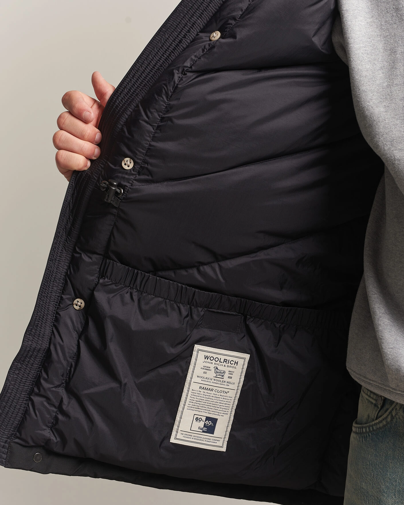 Herr | Jackor | Woolrich | Arctic Parka No Fur Black