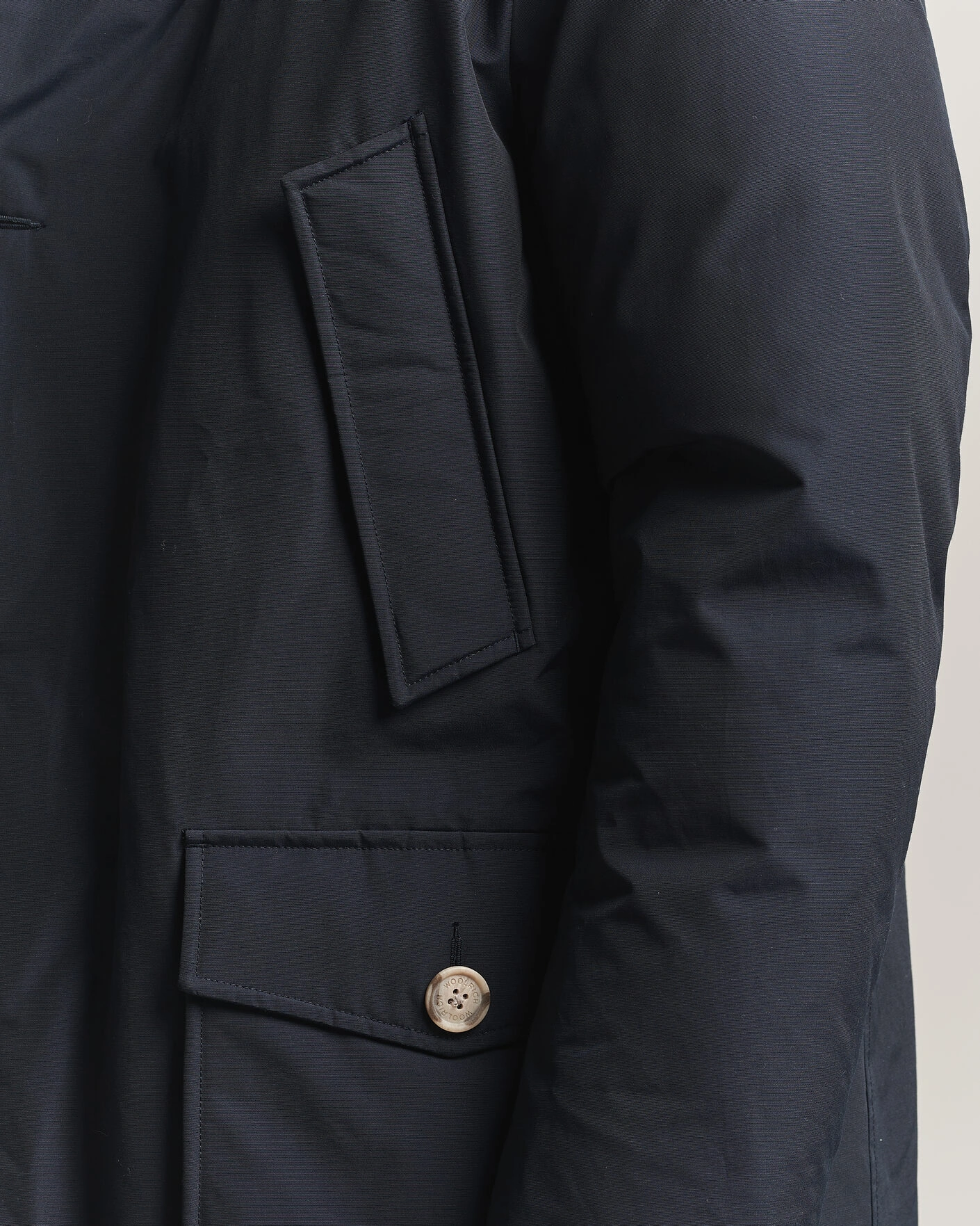 Herr | Jackor | Woolrich | Arctic Parka No Fur Melton Blue
