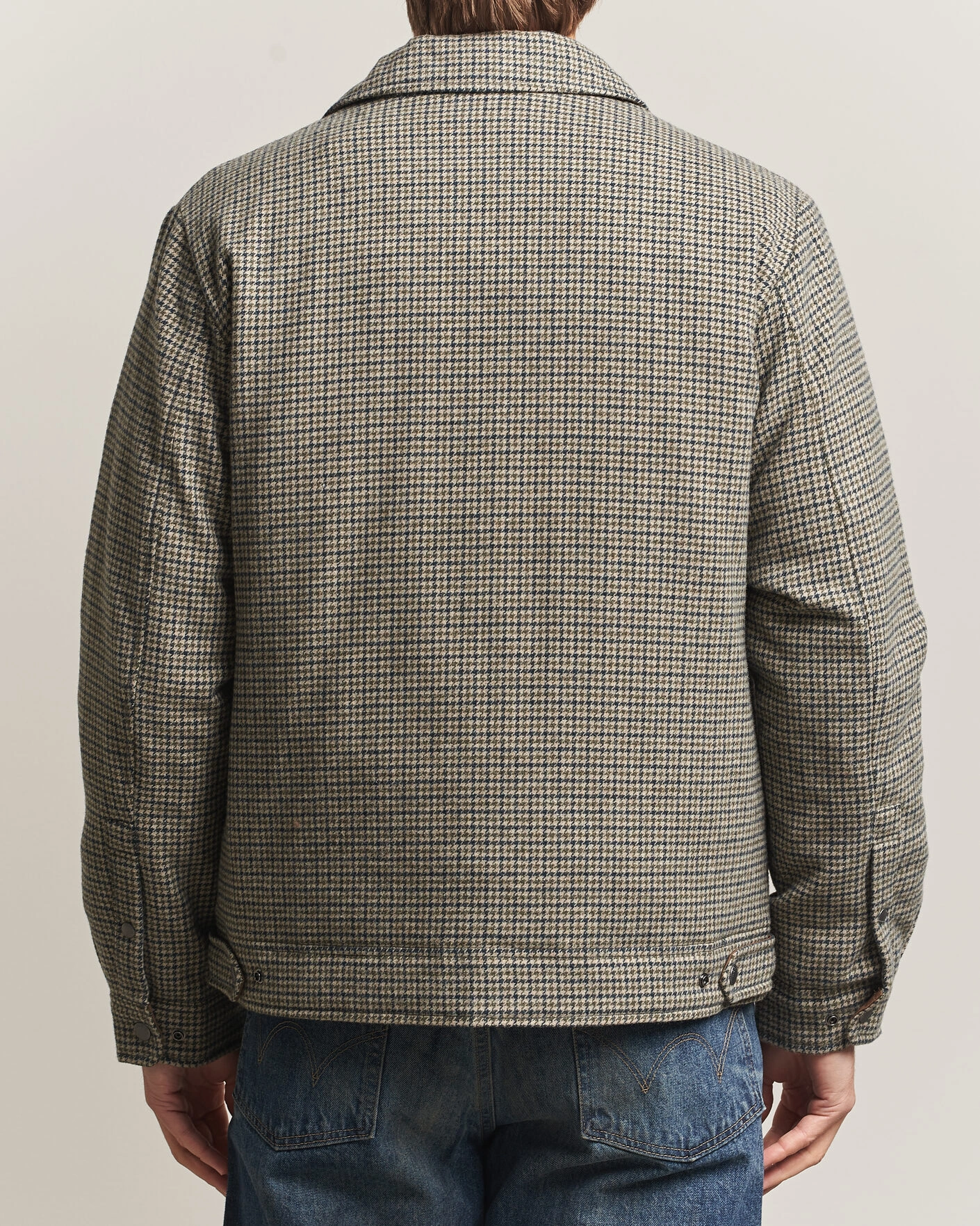 Herr | Jackor | Woolrich | Wool Check Light Padded Keating Shirt Jacket Brown