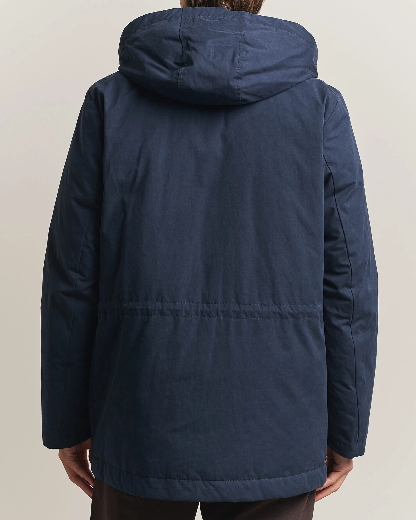 Herr | Jackor | Woolrich | Mountain Cloth Parka Melton Blue